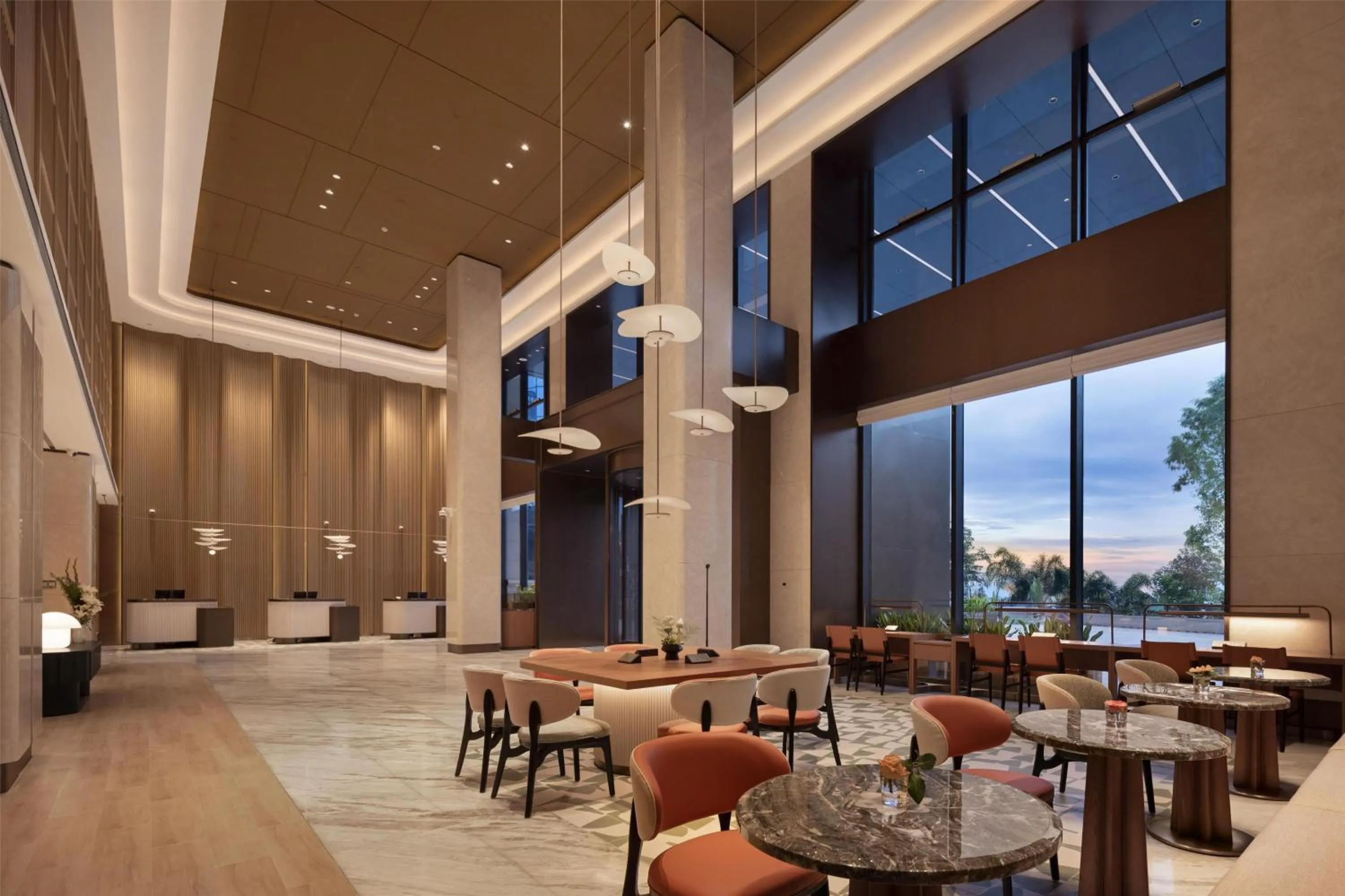 Lobby or reception in Hilton Garden Inn Maoming Xinyi