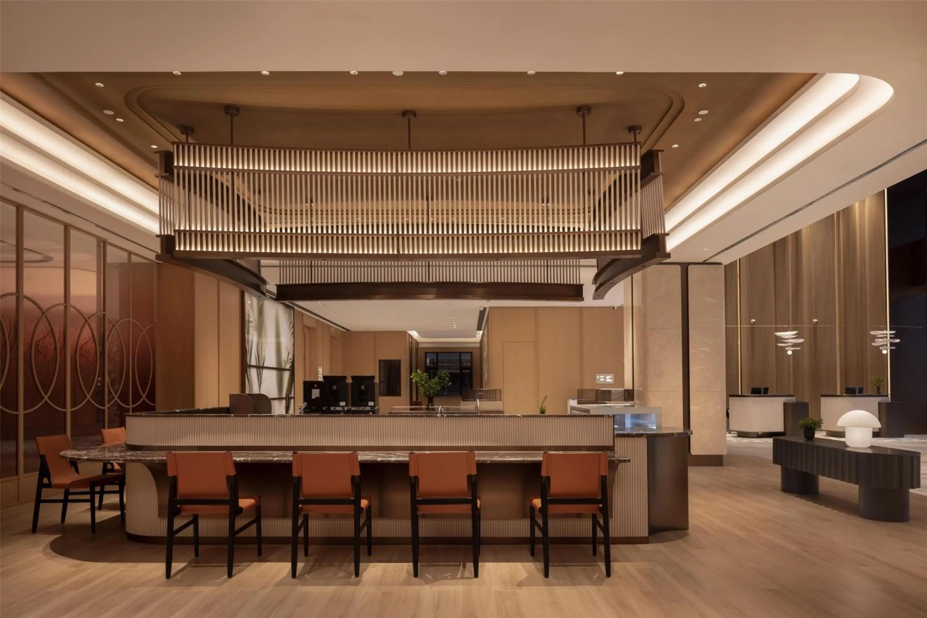 Lobby or reception in Hilton Garden Inn Maoming Xinyi