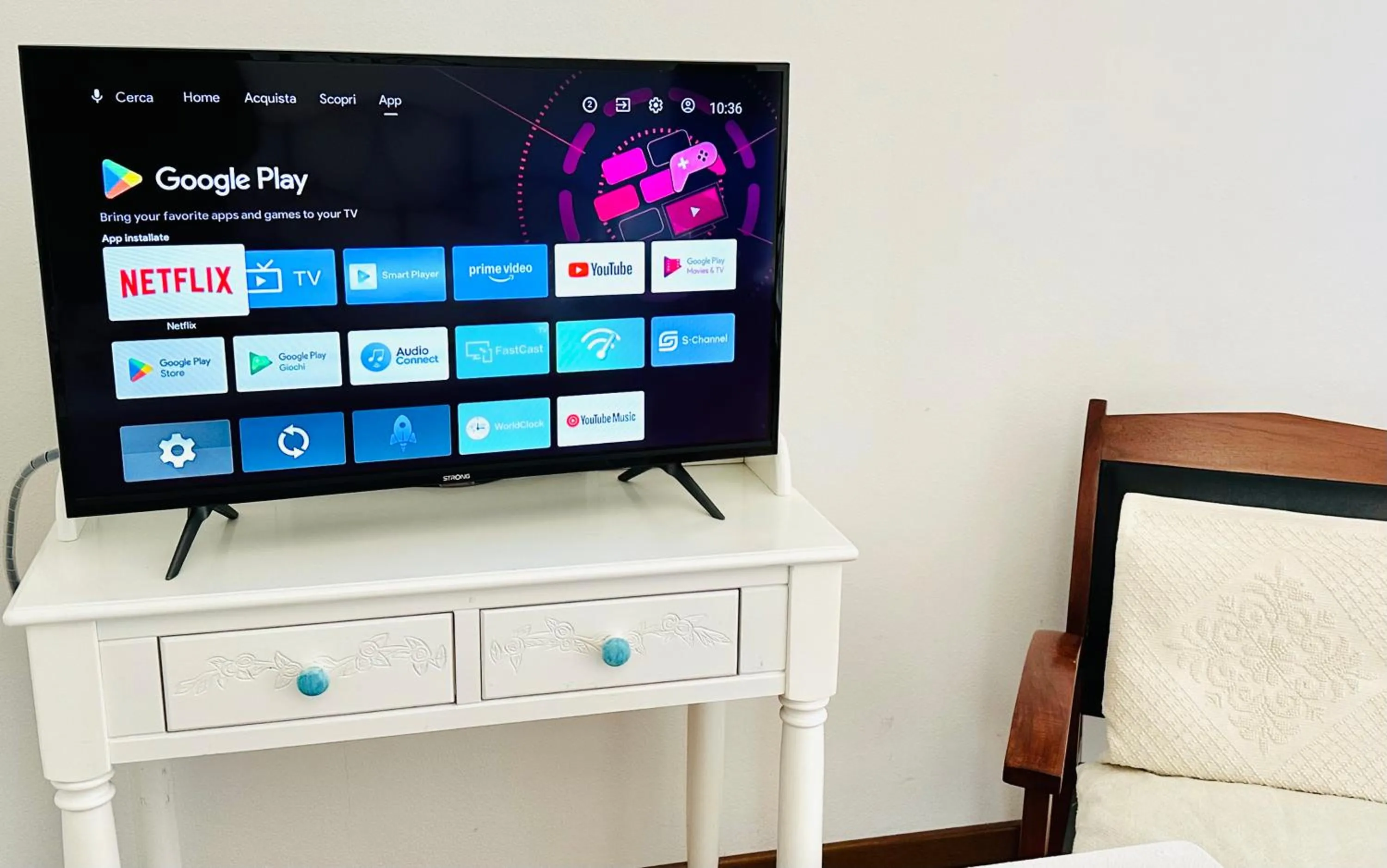 TV and multimedia in B&B Tre - Rooms & Relax