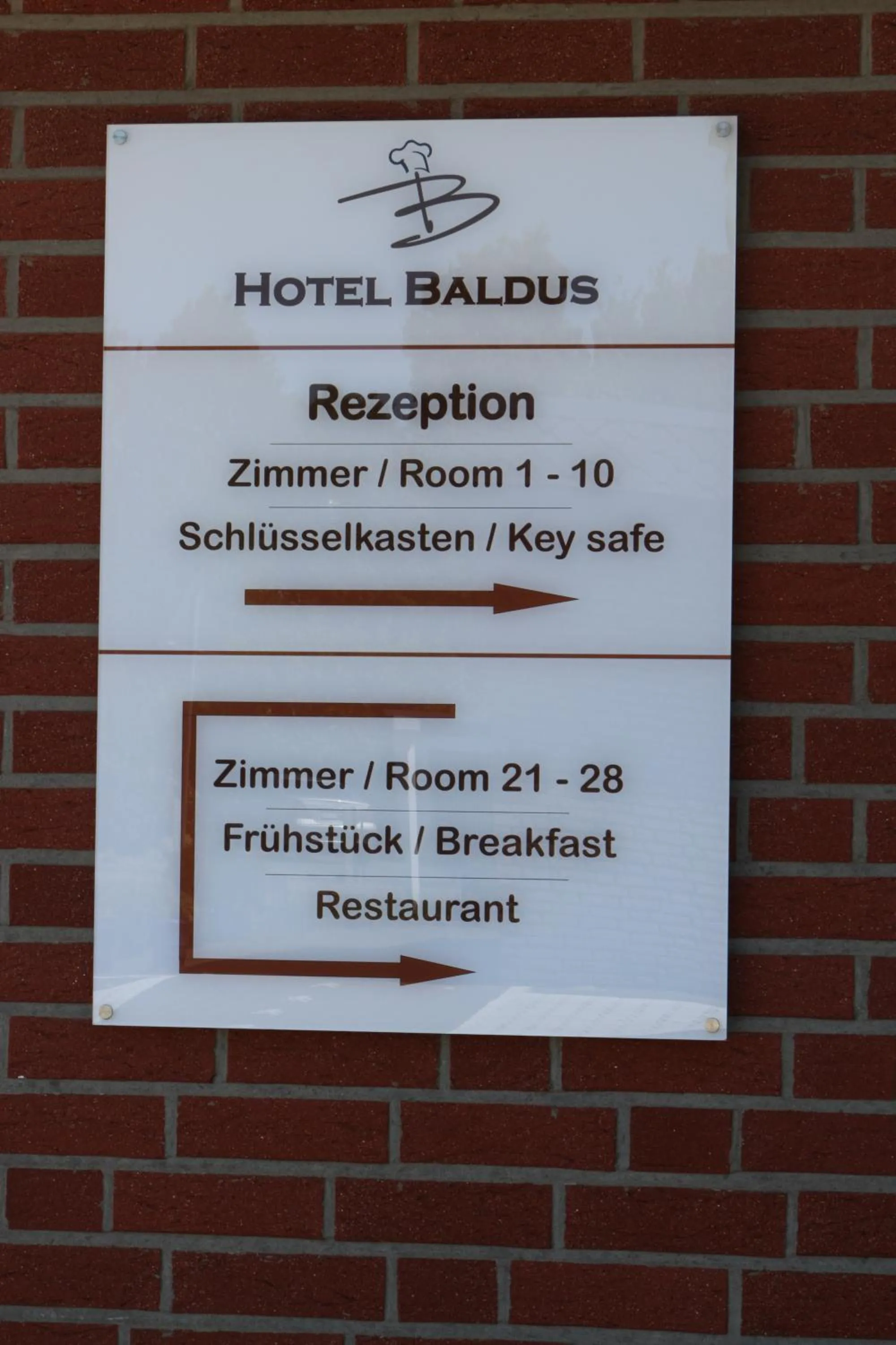 Property logo or sign in Hotel Baldus