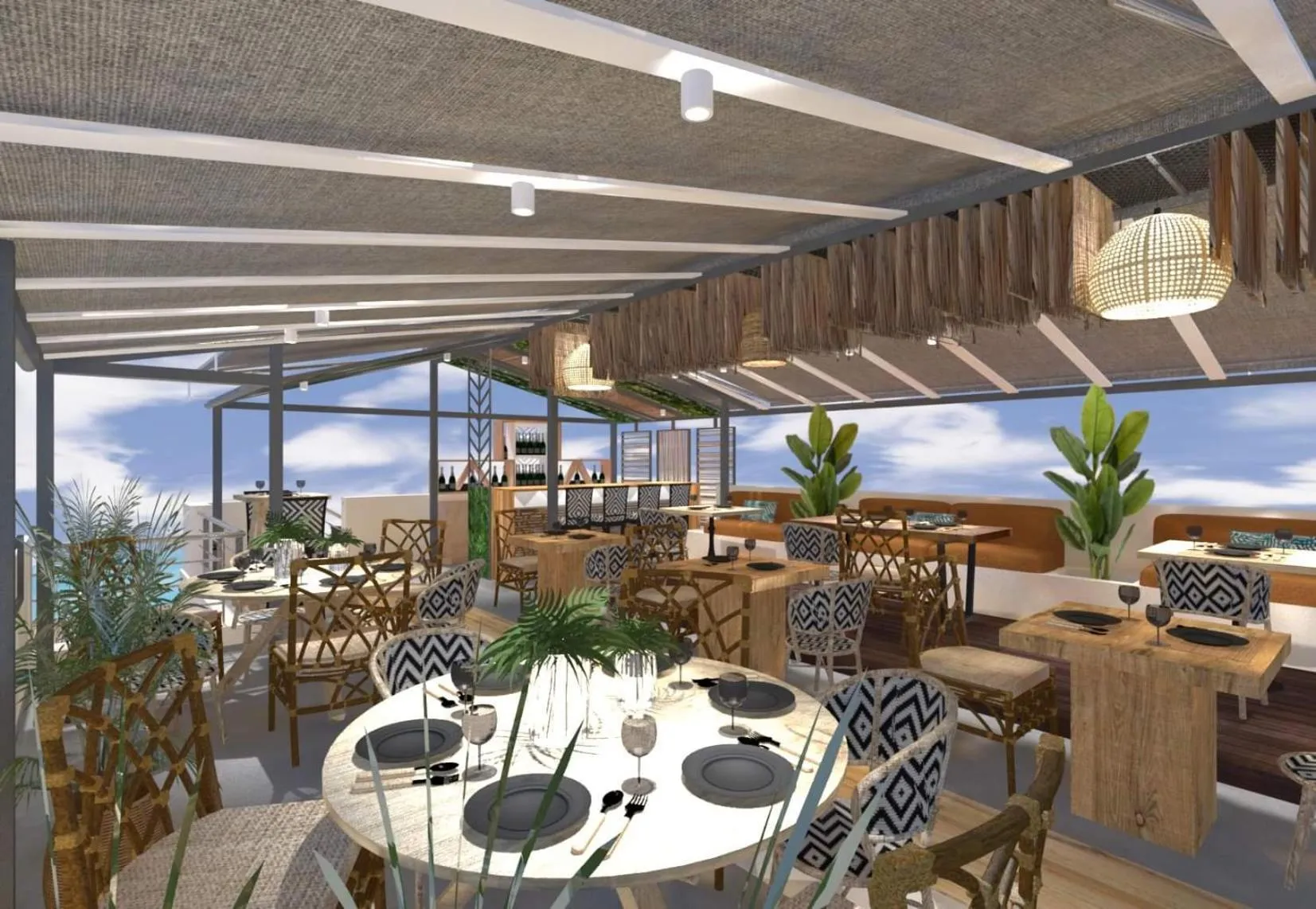 Lounge or bar in Sunrise Suites & Apartments