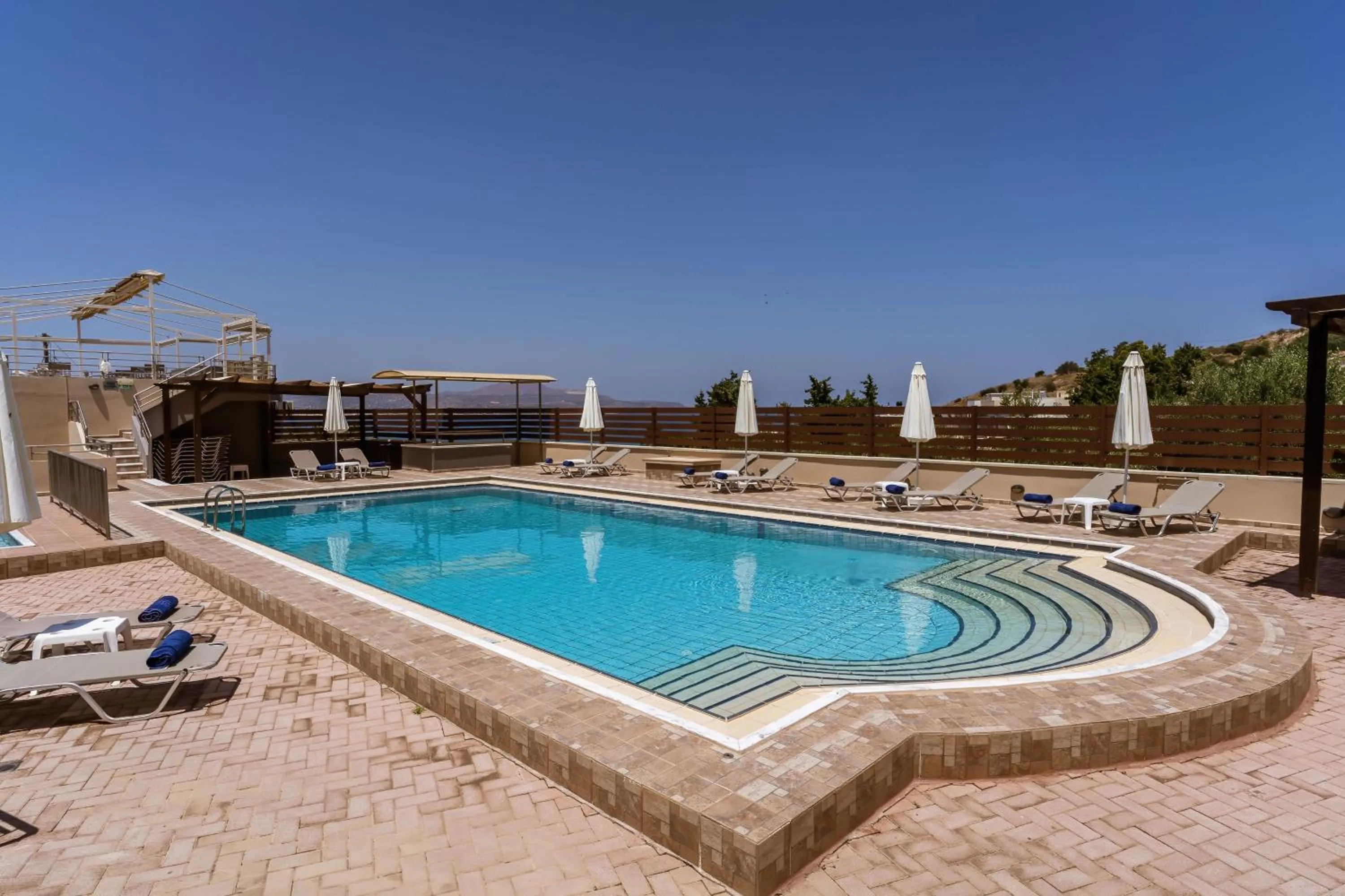 Pool view in Sunrise Suites & Apartments