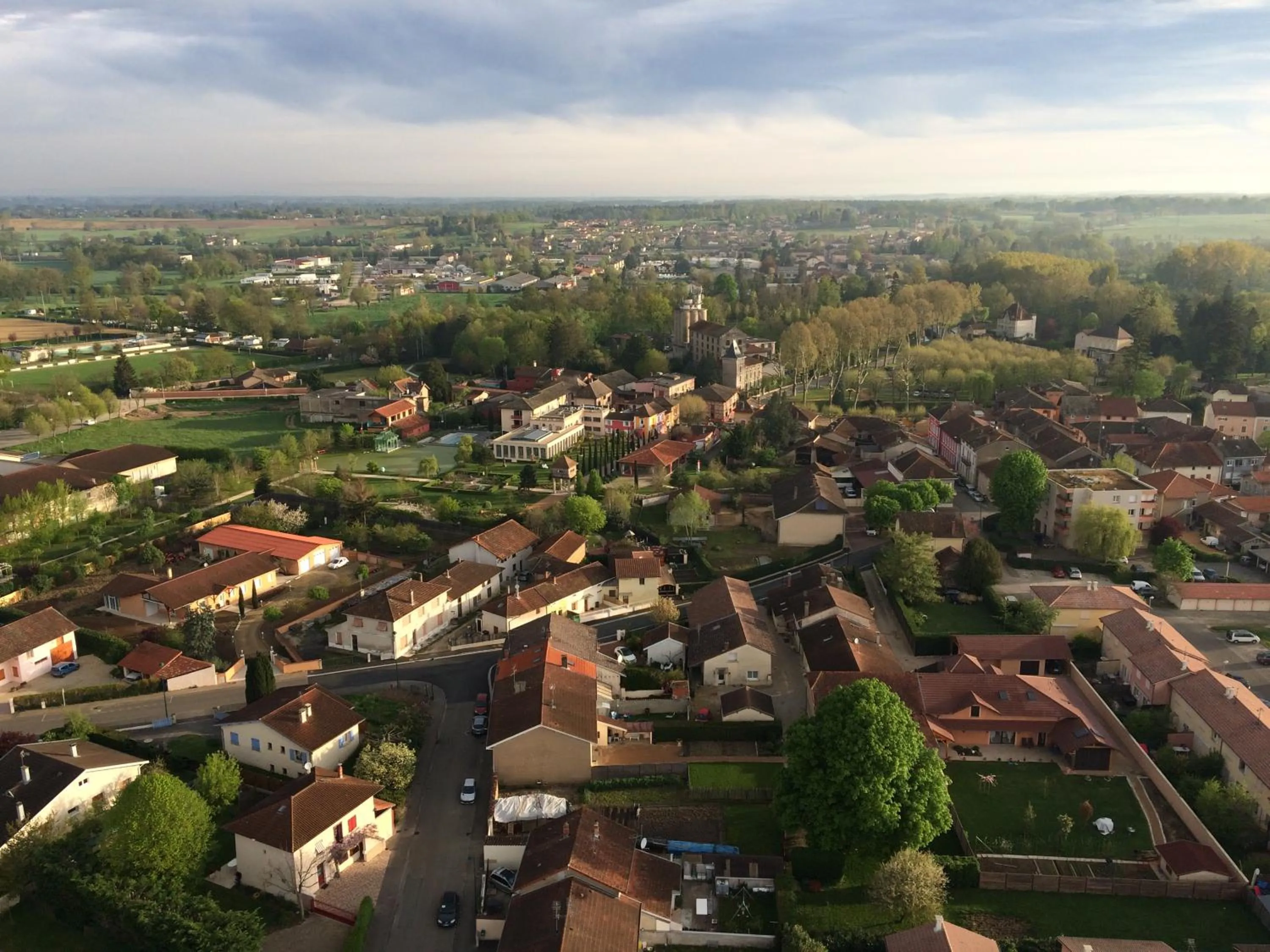 Bird's eye view in Hôtel du Bois Blanc Domaine d'Epeyssoles Georges Blanc