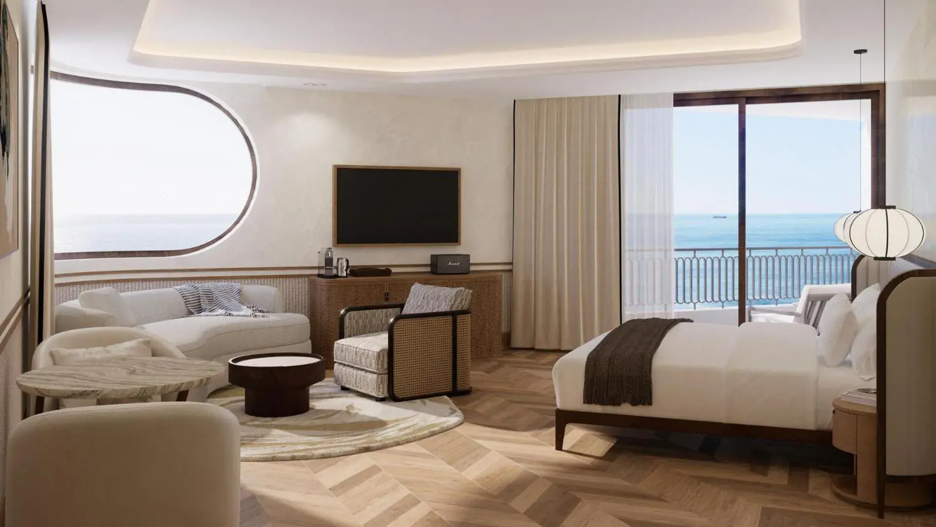 Deluxe Sea Facing Rooms in The Cole Boutique Hotel & Spa Deluxe Sea Facing Rooms in The Cole Boutique Hotel & Spa