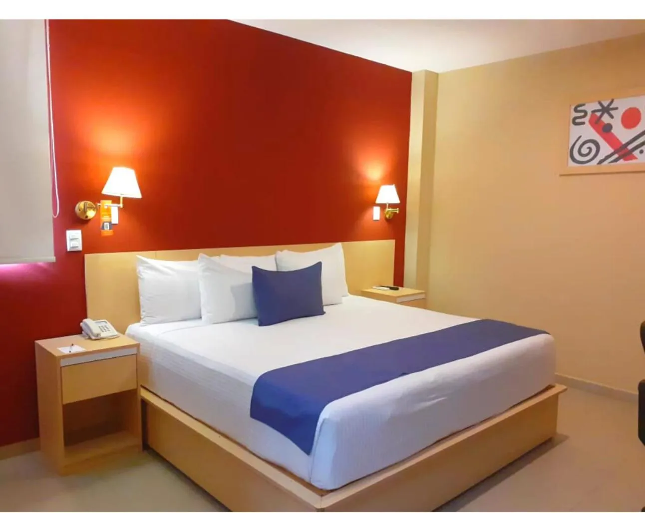 Bed in Premier Inn Tuxtla