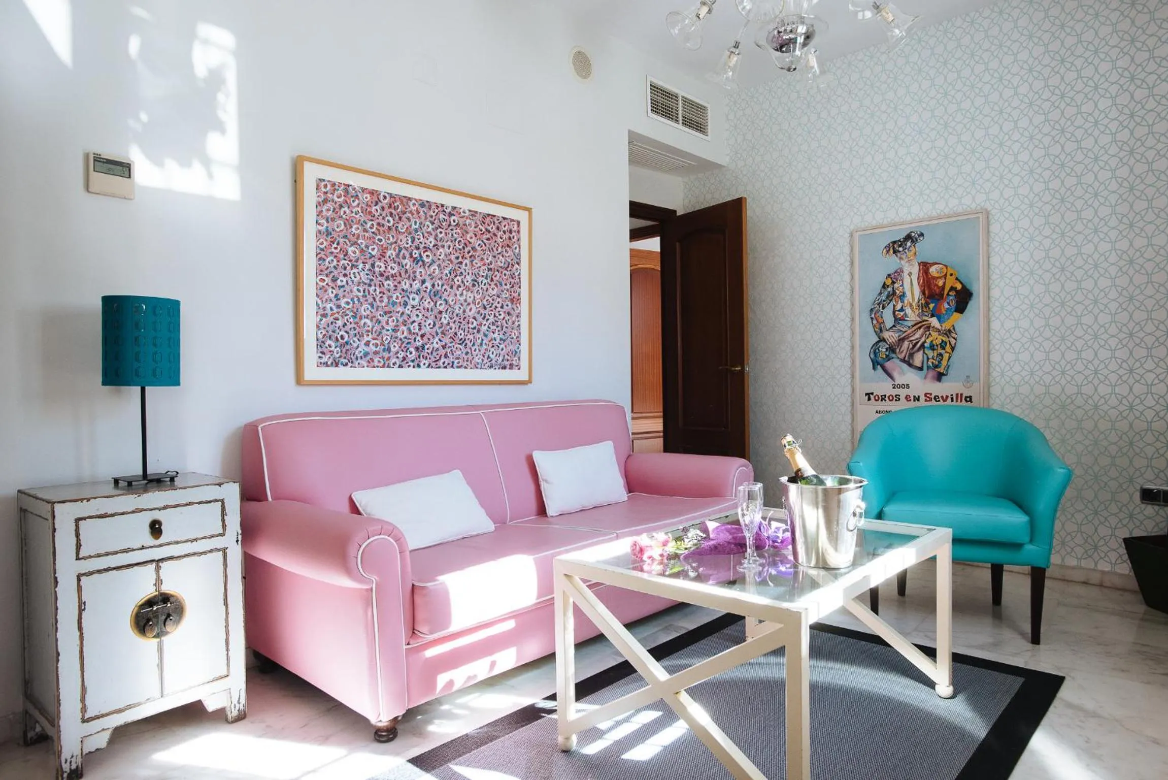 Living room in Singular Corral de San José