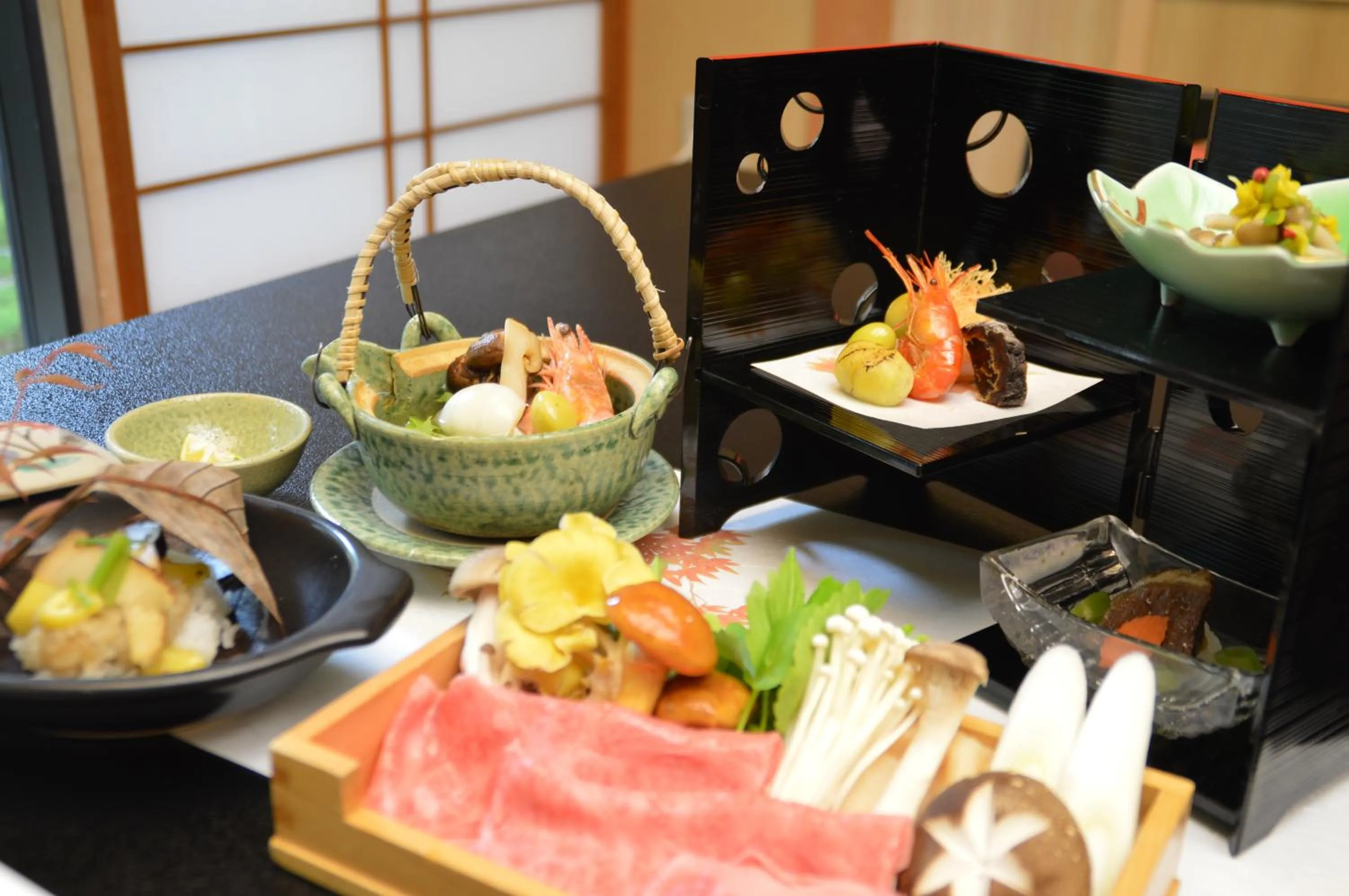 Dinner in Kawakamiya Kasuitei