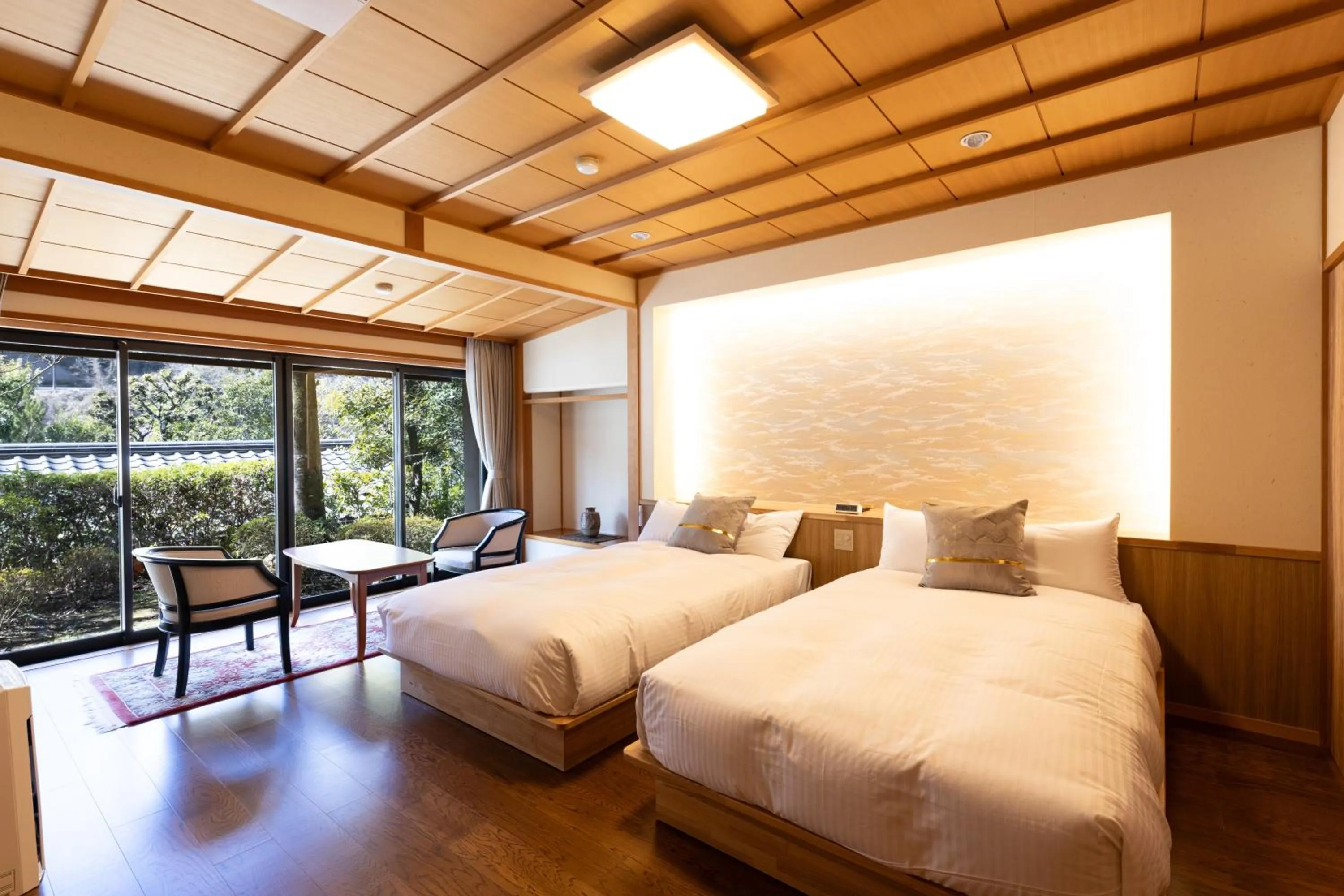 Bedroom, Bed in Kawakamiya Kasuitei