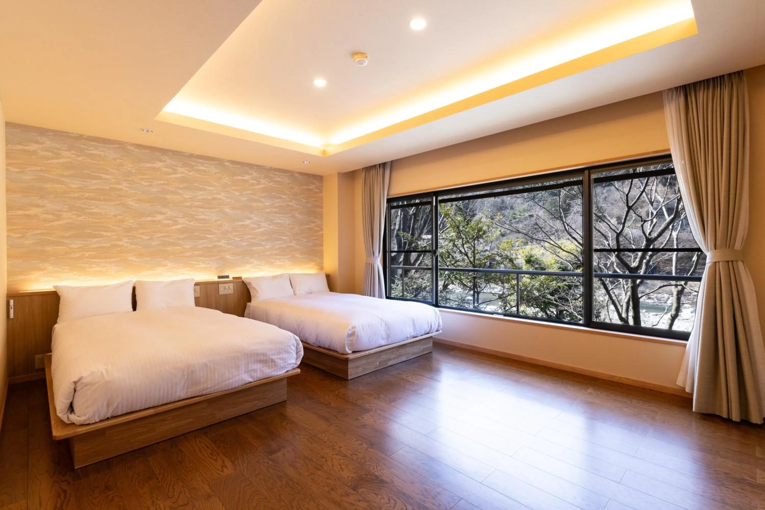 Bedroom, Bed in Kawakamiya Kasuitei