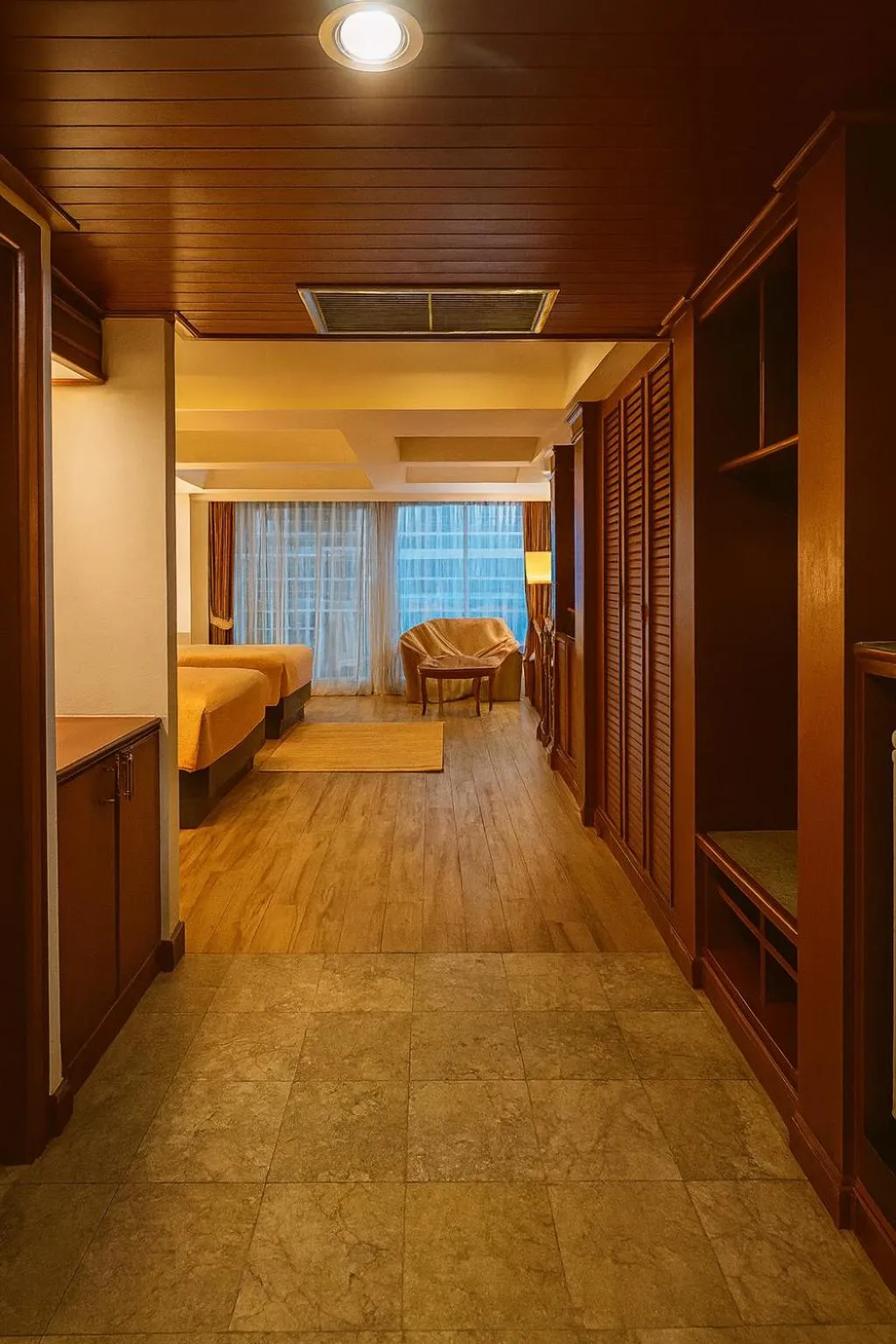 Bed in The Taksim Royal Beach Hotel