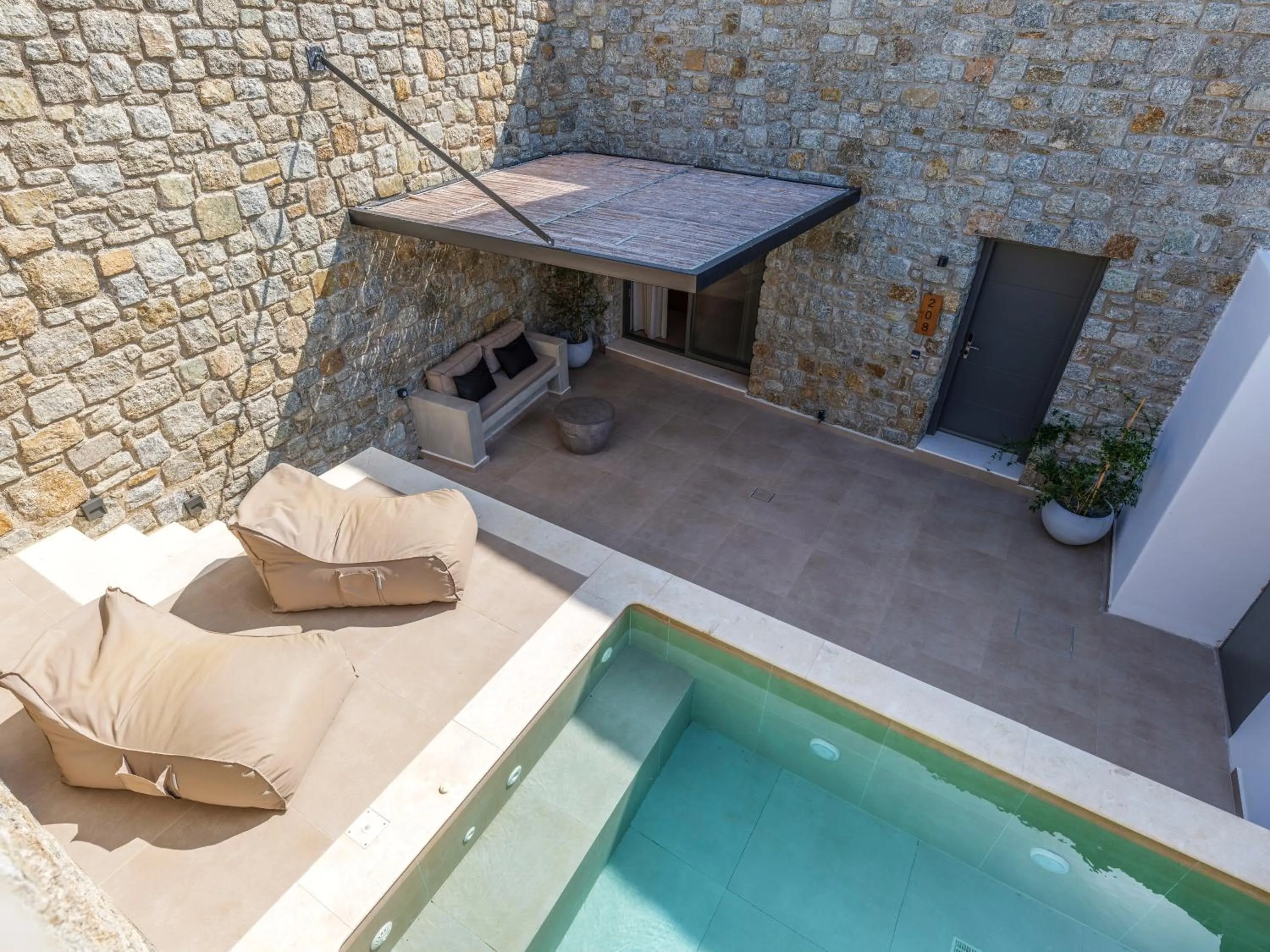 Patio in Evi Suites & Villas