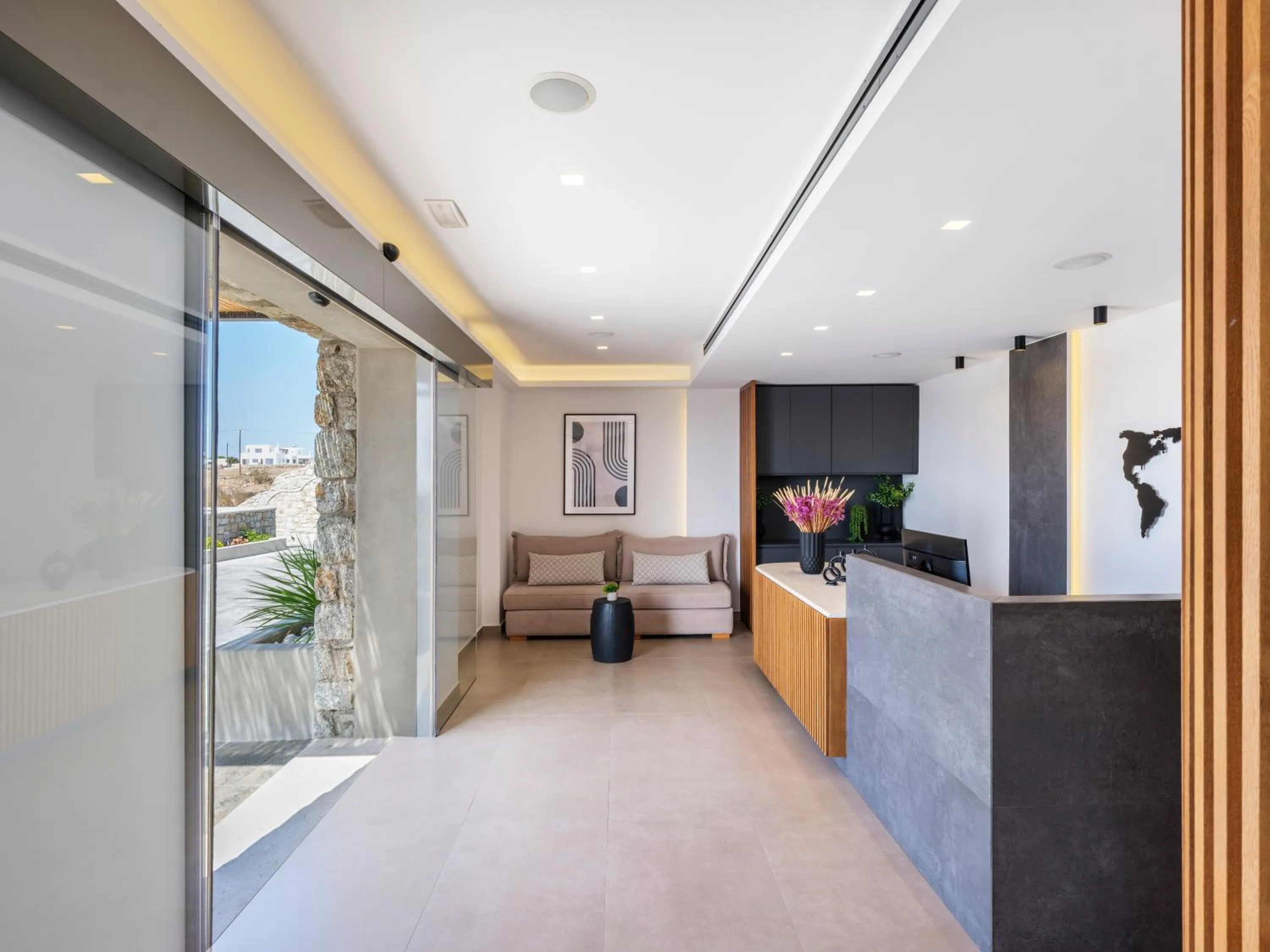 Lobby or reception in Evi Suites & Villas