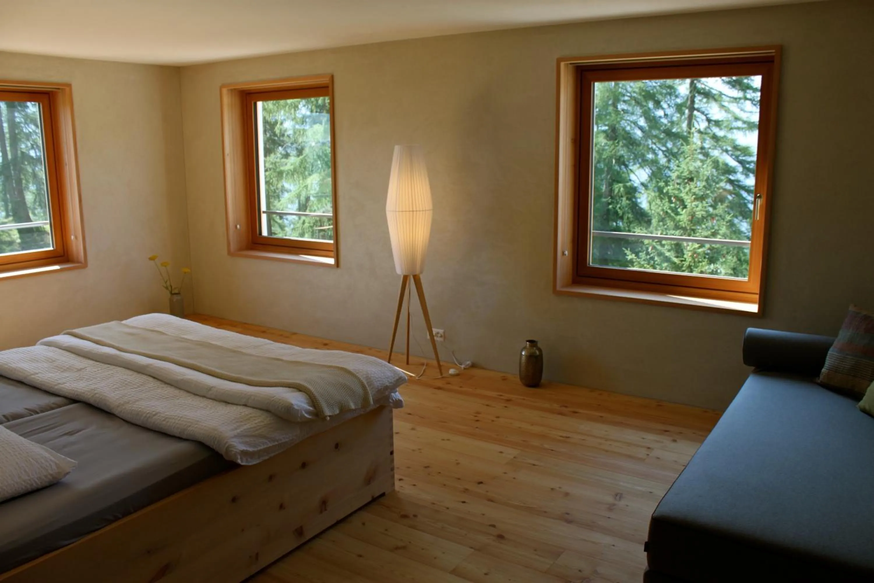 Decorative detail, Bed in Pension Laresch