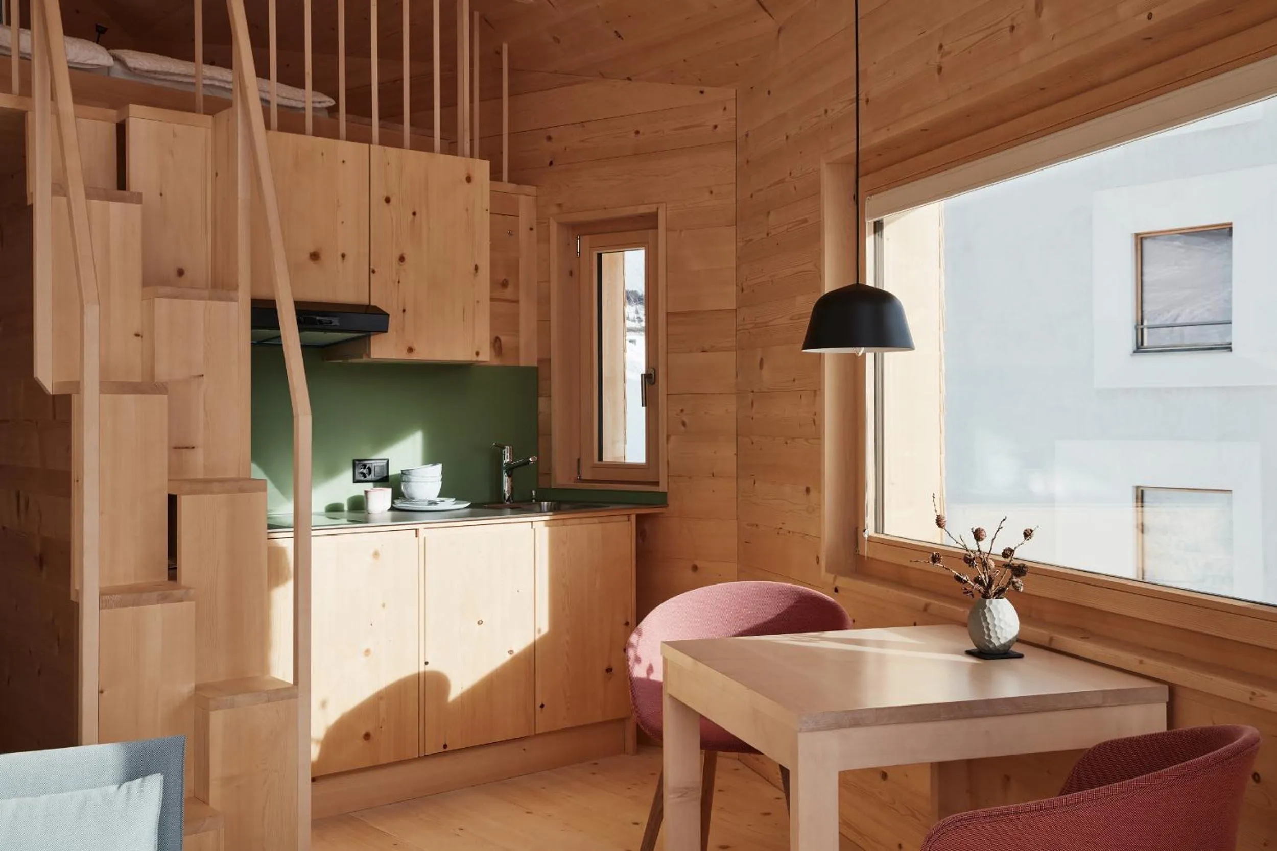 Kitchen or kitchenette in Pension Laresch