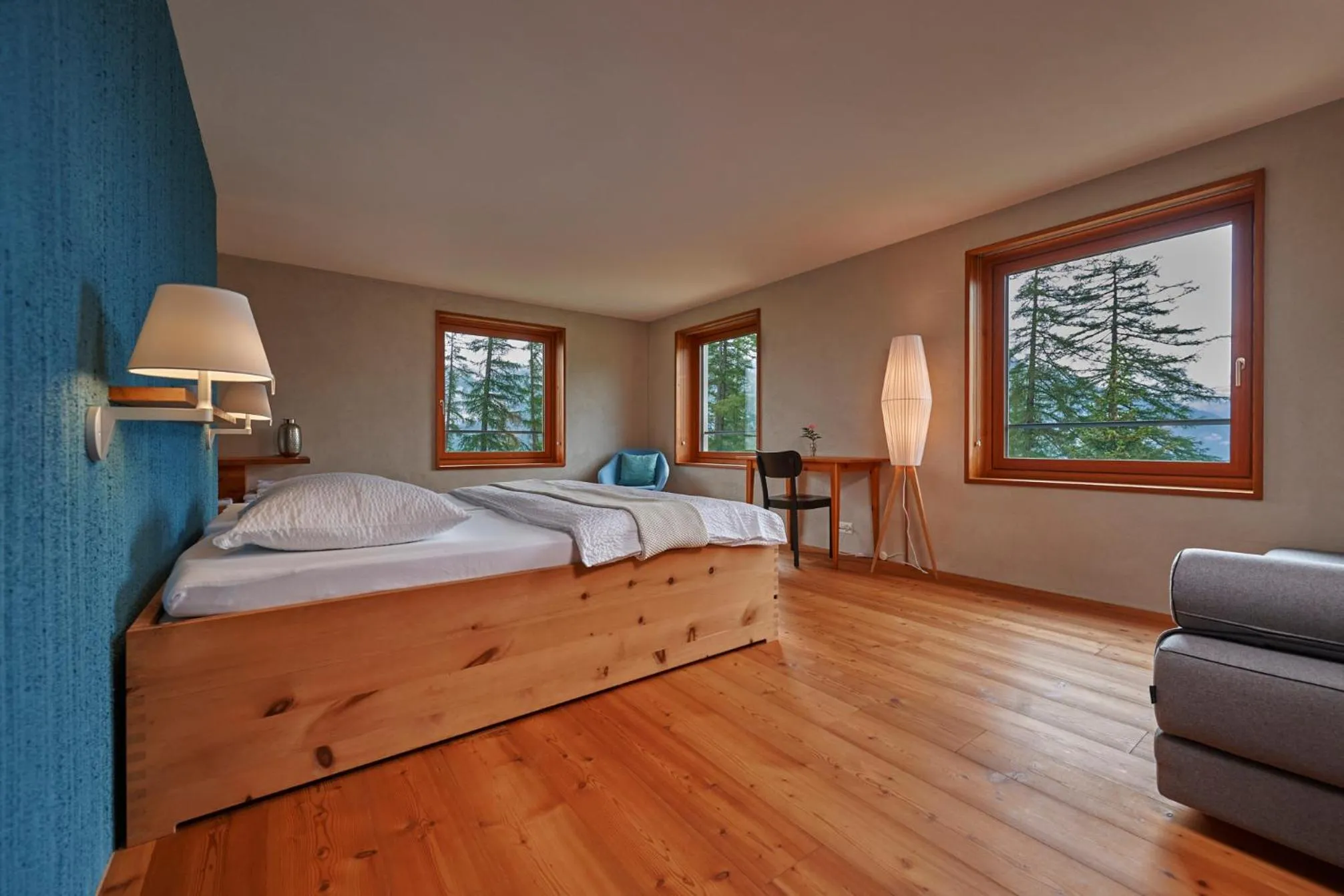 Bed in Pension Laresch