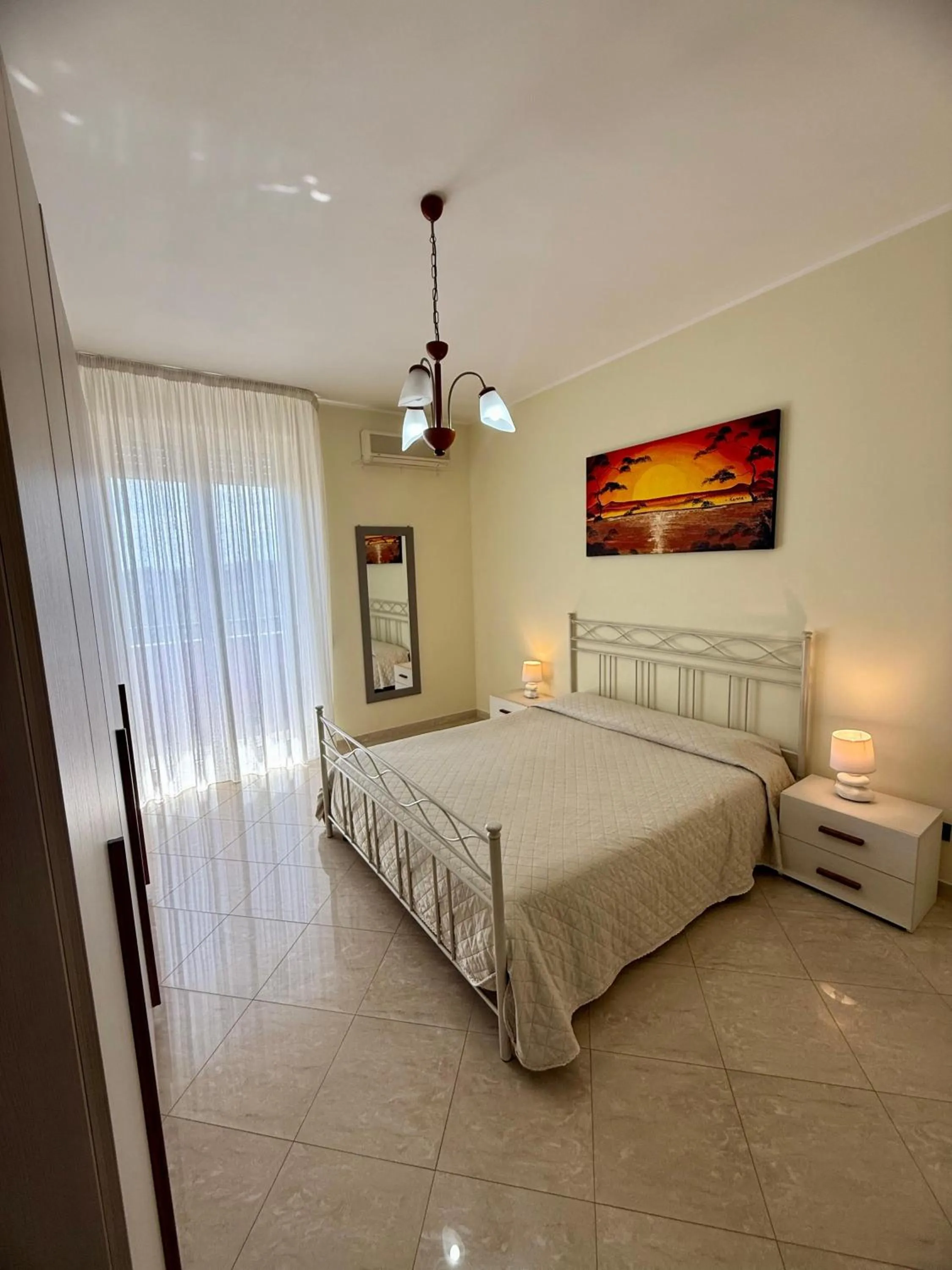 Bedroom, Bed in Cielo Stellato Apartments