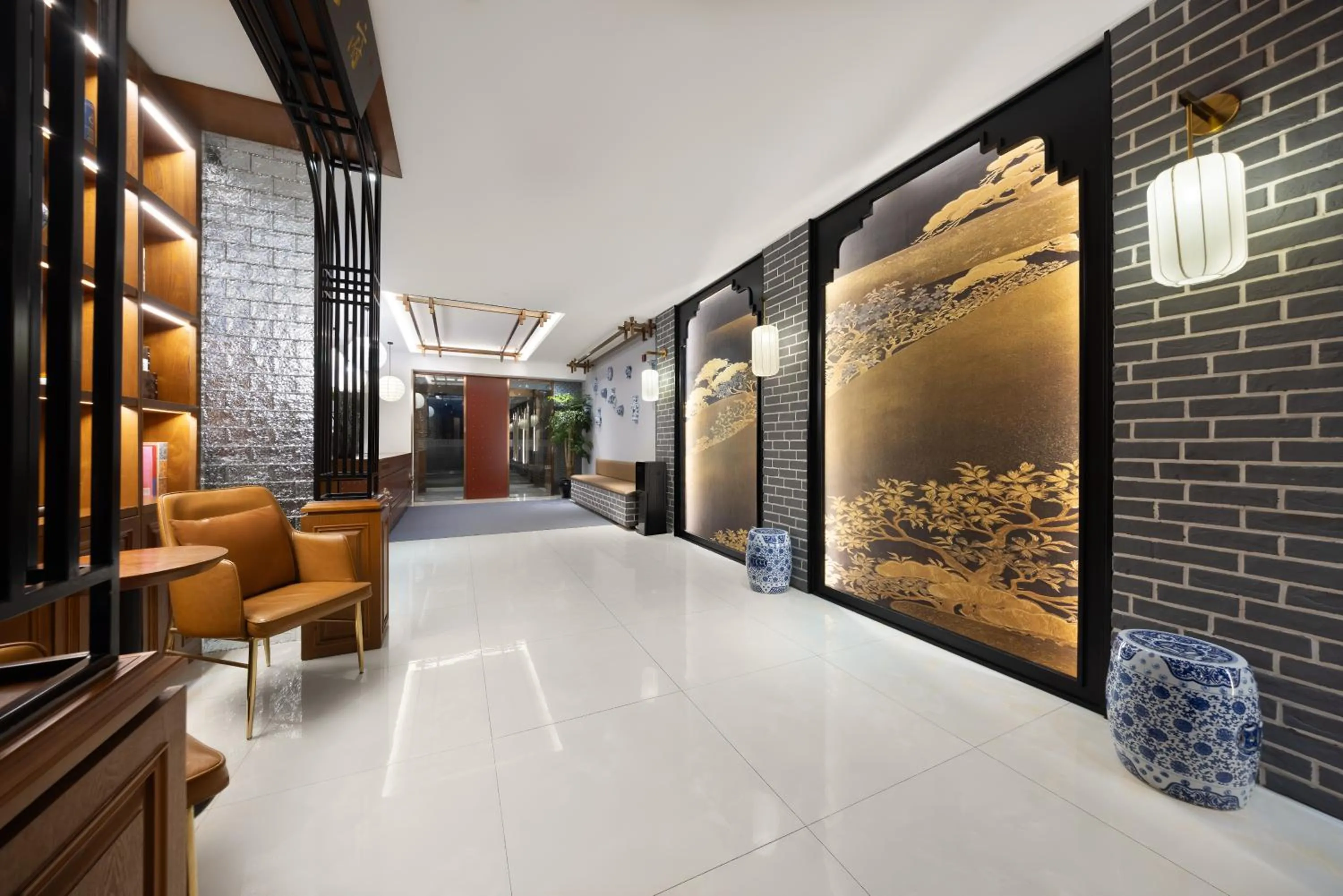 Decorative detail in Beijing TangFu Chinese Culture Boutique Hotel Sanlitun Embassy Area