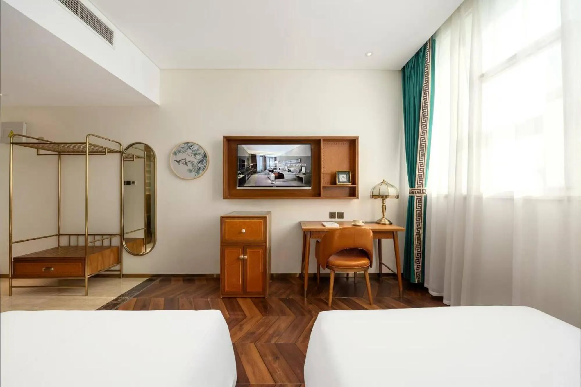 Photo of the whole room, Bed in Beijing TangFu Chinese Culture Boutique Hotel Sanlitun Embassy Area