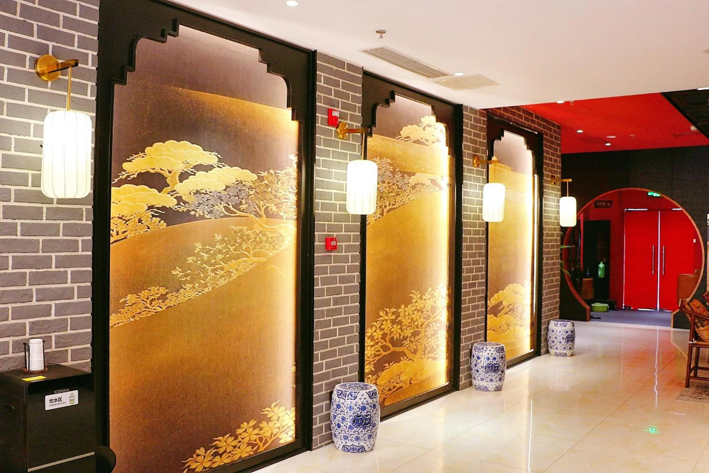 Decorative detail in Beijing TangFu Chinese Culture Boutique Hotel Sanlitun Embassy Area