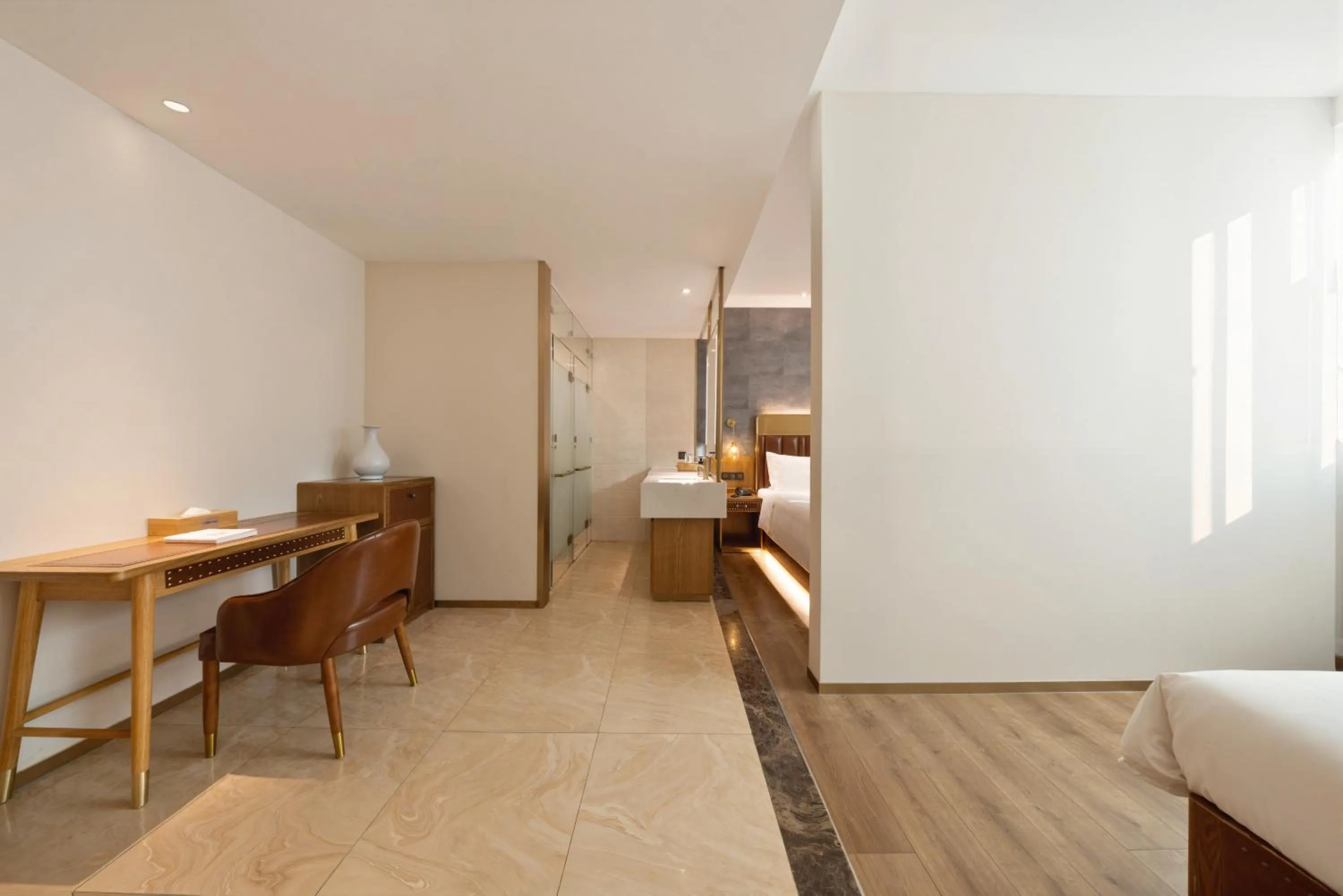 Photo of the whole room, Bed in Beijing TangFu Chinese Culture Boutique Hotel Sanlitun Embassy Area