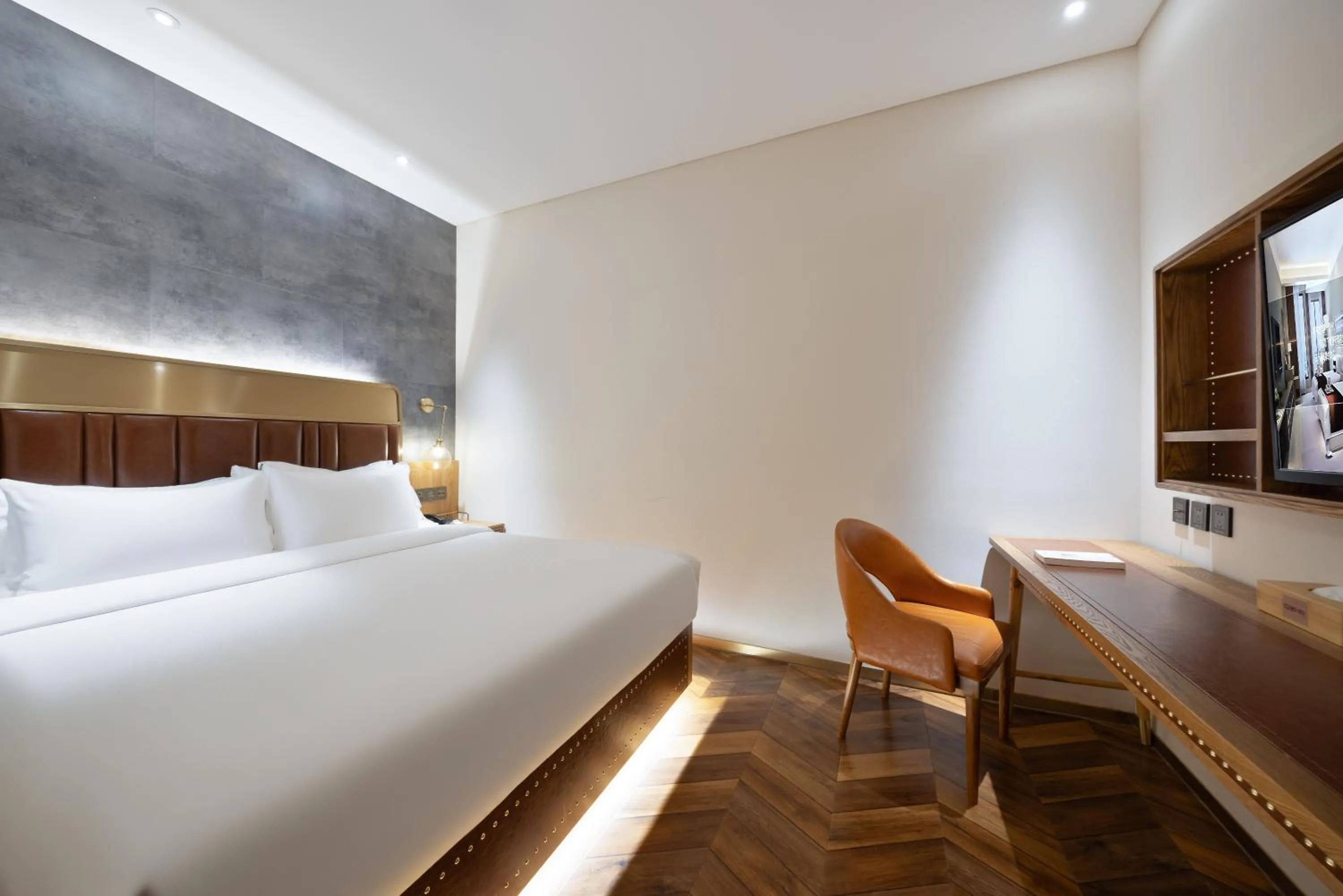 Bedroom, Bed in Beijing TangFu Chinese Culture Boutique Hotel Sanlitun Embassy Area