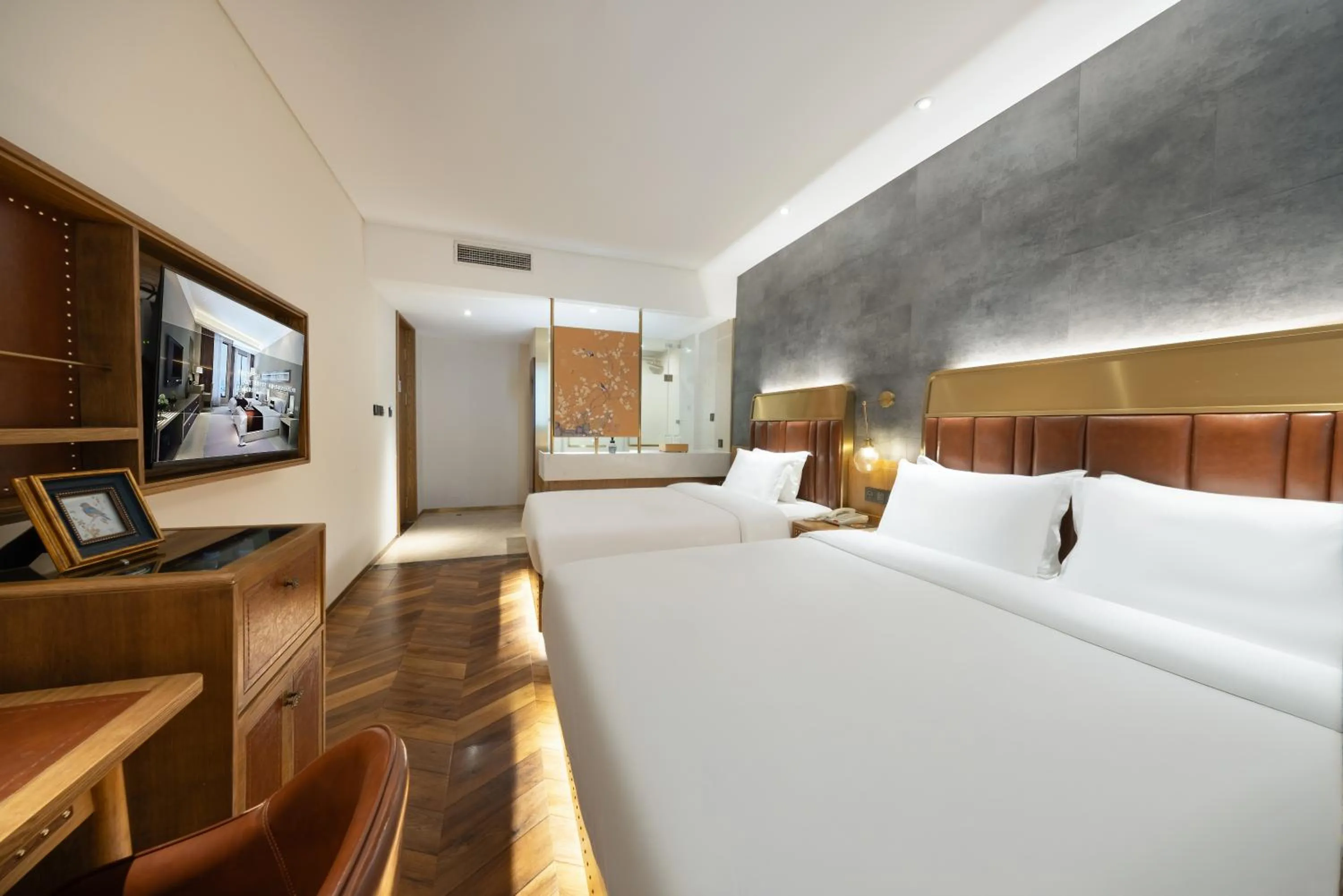 Photo of the whole room, Bed in Beijing TangFu Chinese Culture Boutique Hotel Sanlitun Embassy Area