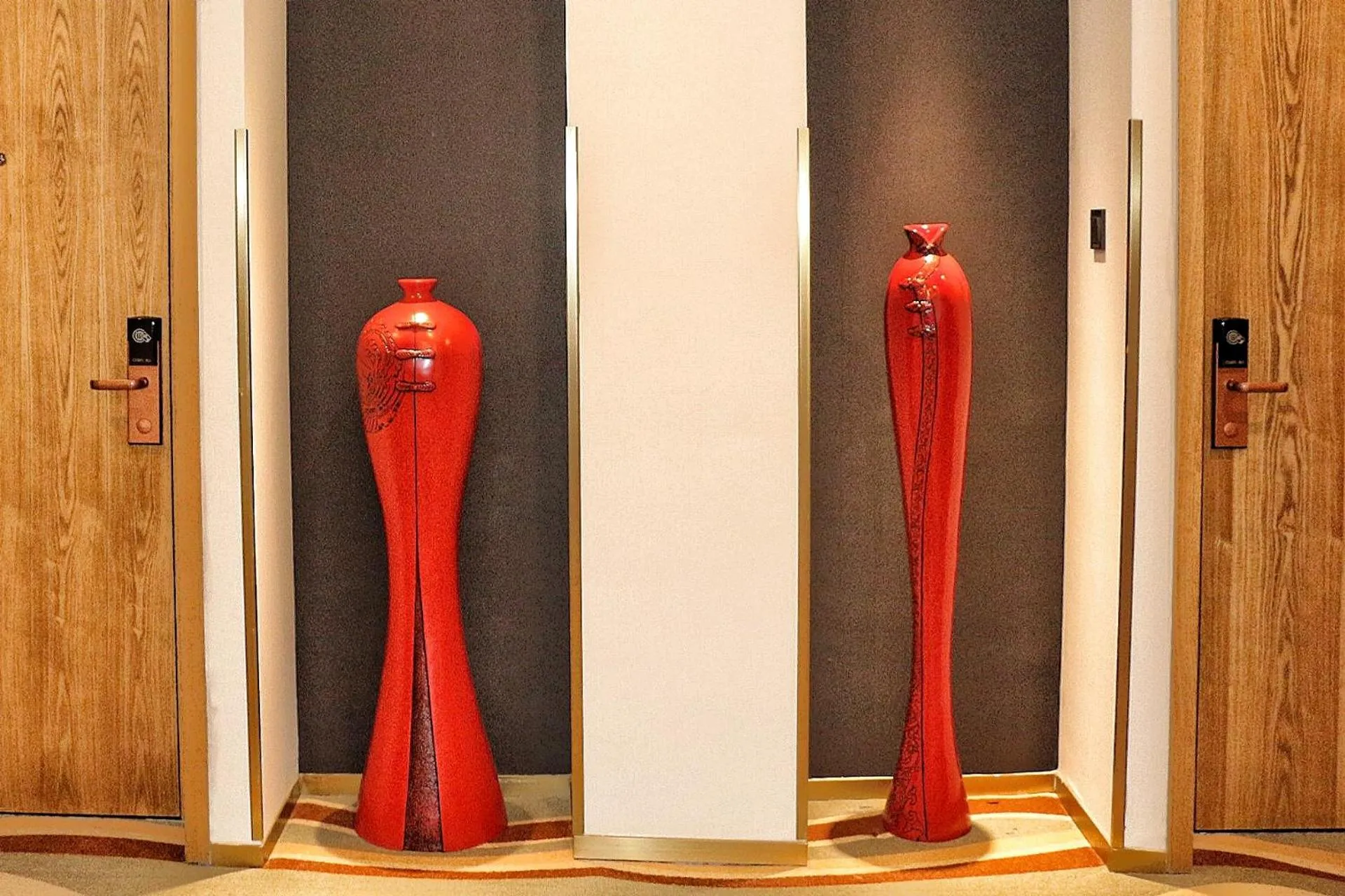 Decorative detail in Beijing TangFu Chinese Culture Boutique Hotel Sanlitun Embassy Area