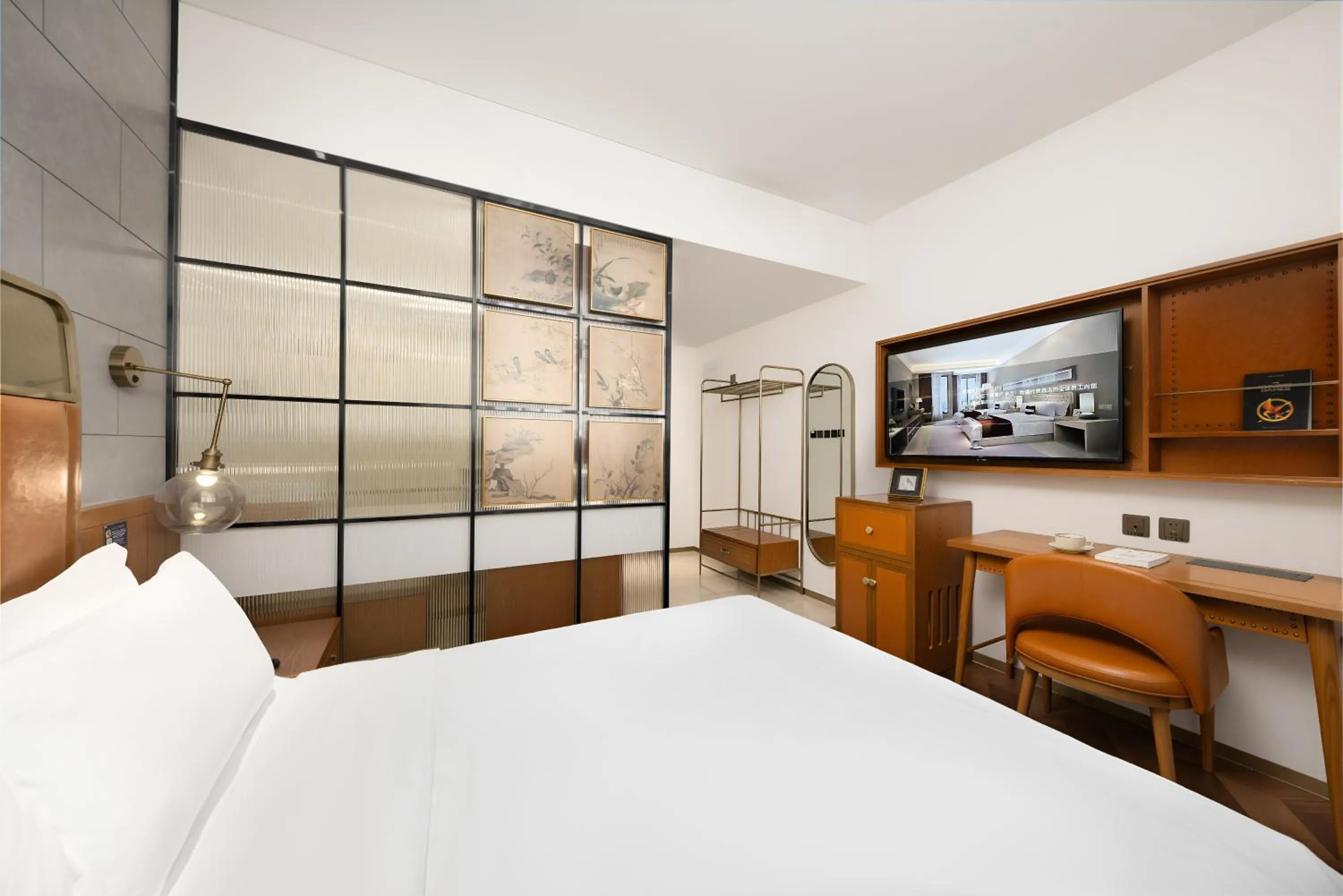 Photo of the whole room, Bed in Beijing TangFu Chinese Culture Boutique Hotel Sanlitun Embassy Area