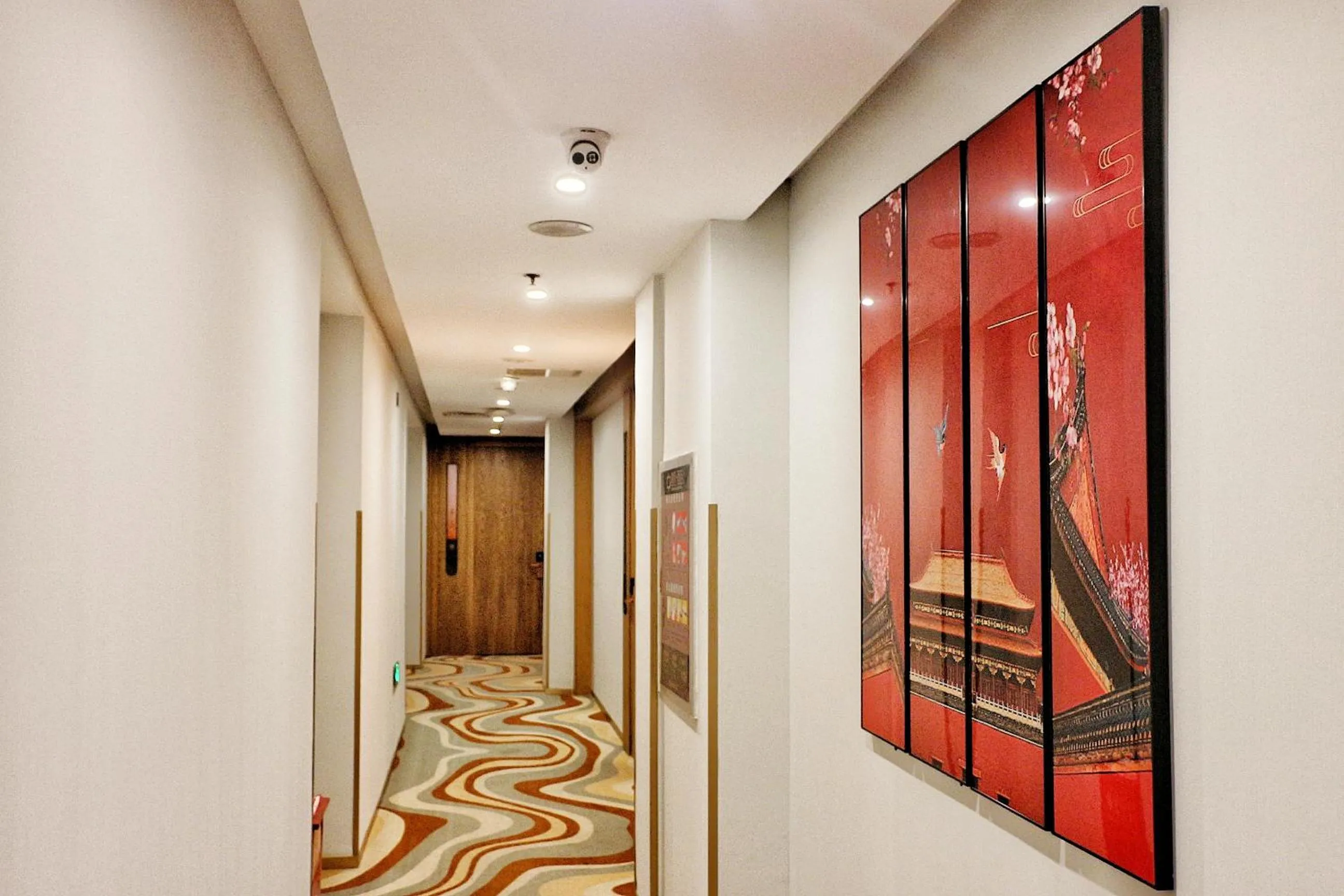 Decorative detail in Beijing TangFu Chinese Culture Boutique Hotel Sanlitun Embassy Area