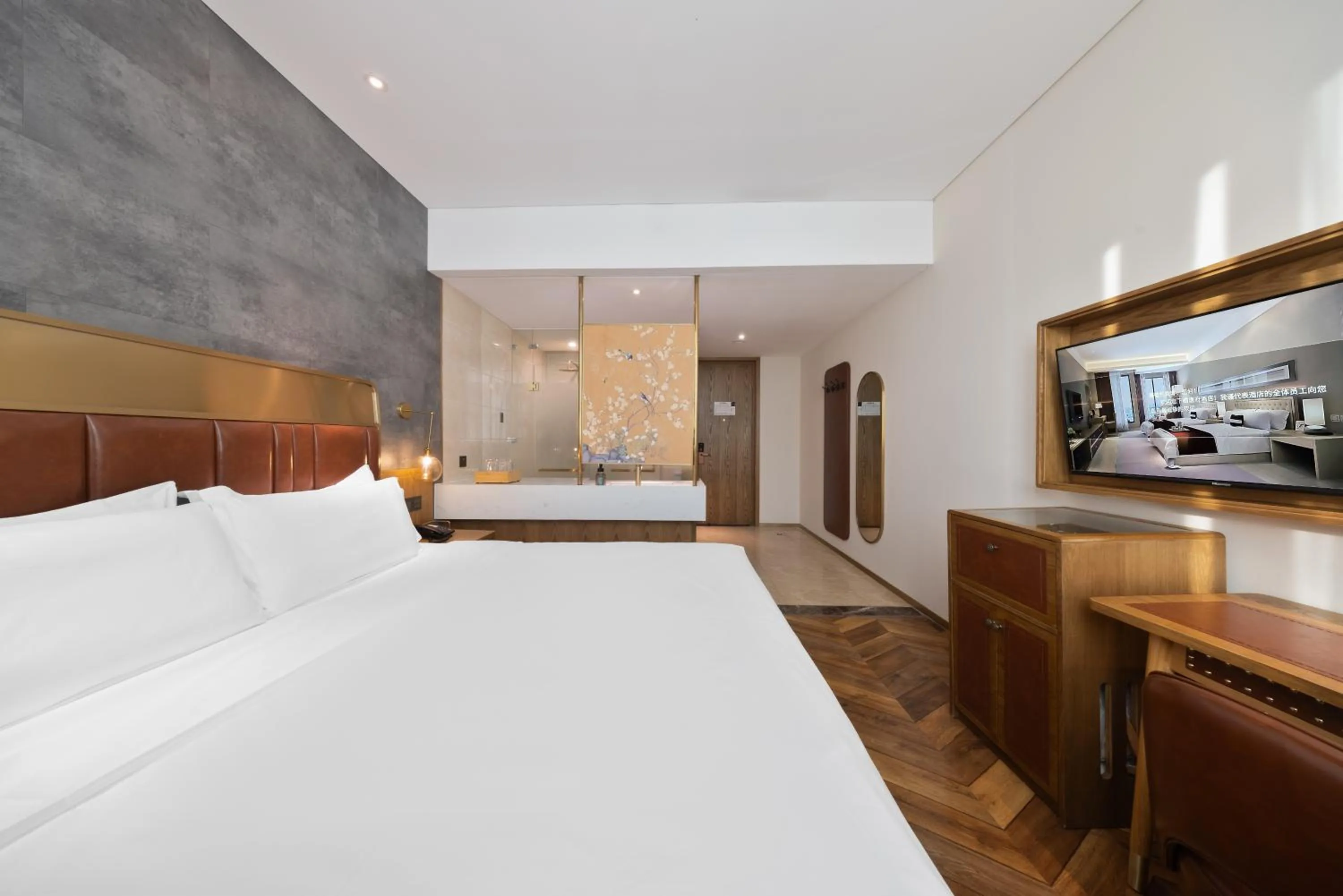 Photo of the whole room, Bed in Beijing TangFu Chinese Culture Boutique Hotel Sanlitun Embassy Area