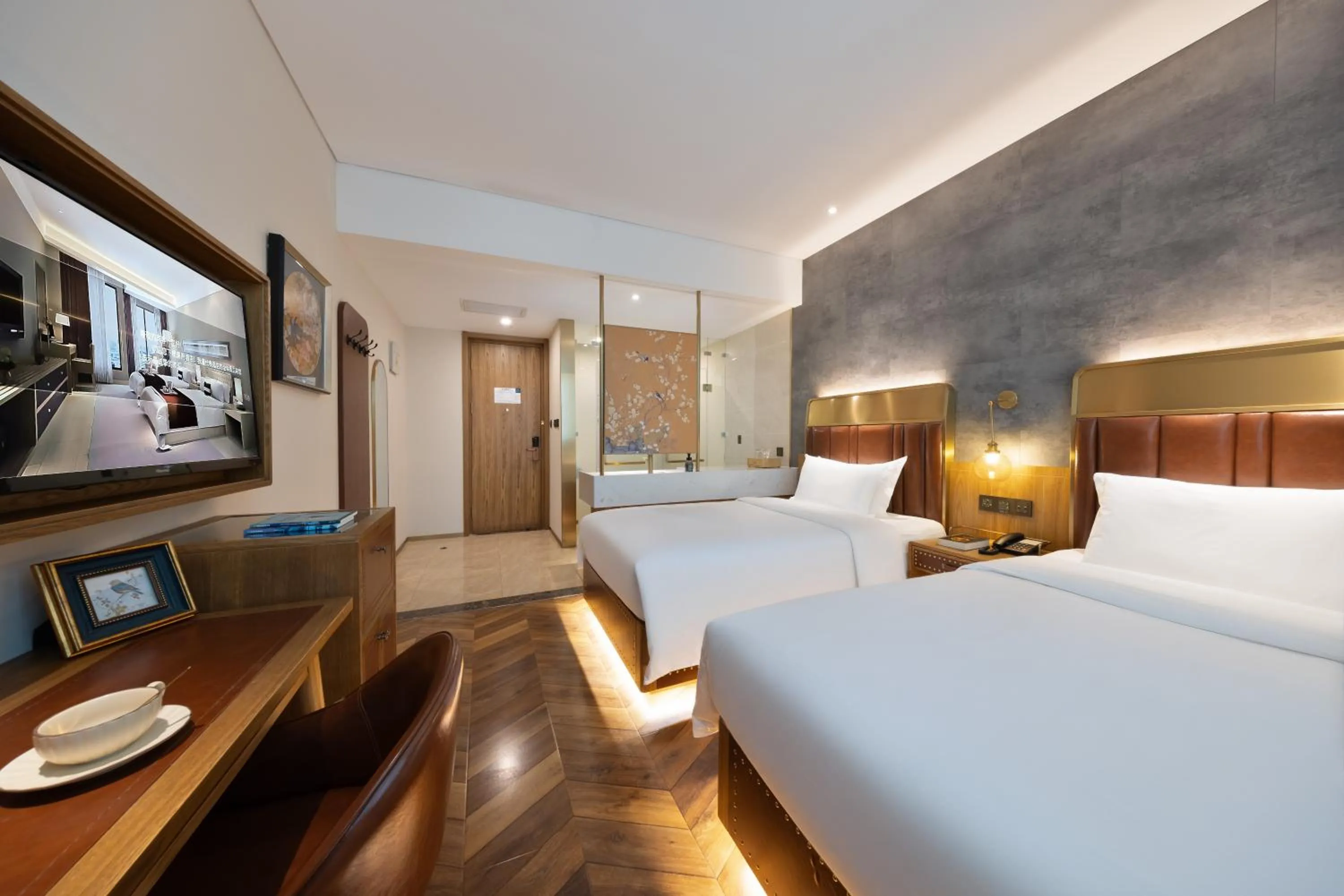 Photo of the whole room, Bed in Beijing TangFu Chinese Culture Boutique Hotel Sanlitun Embassy Area