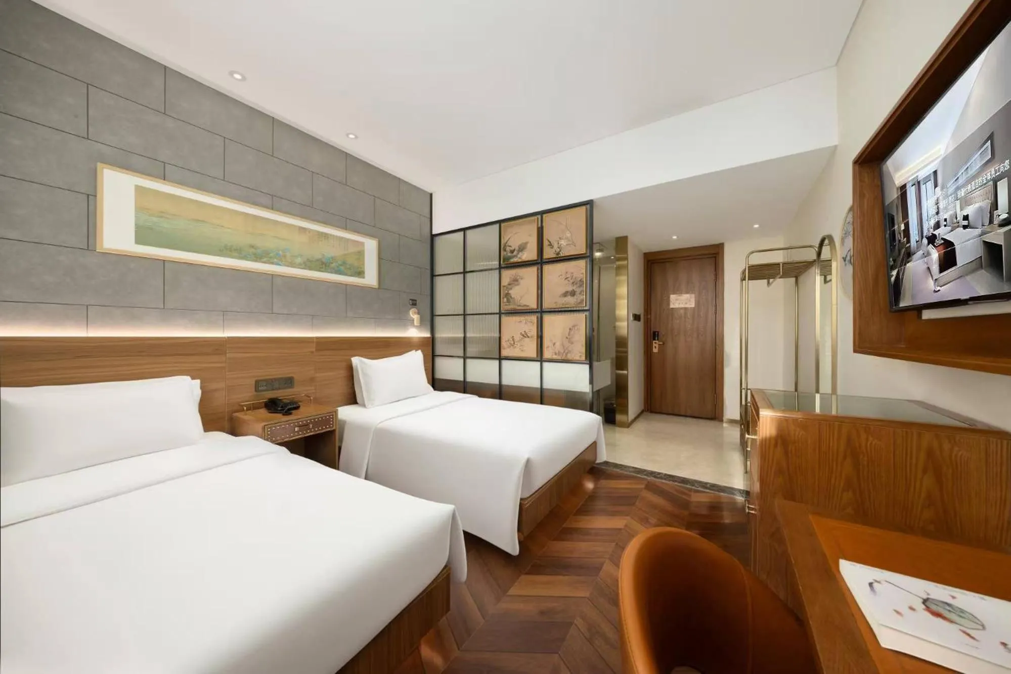 Photo of the whole room, Bed in Beijing TangFu Chinese Culture Boutique Hotel Sanlitun Embassy Area