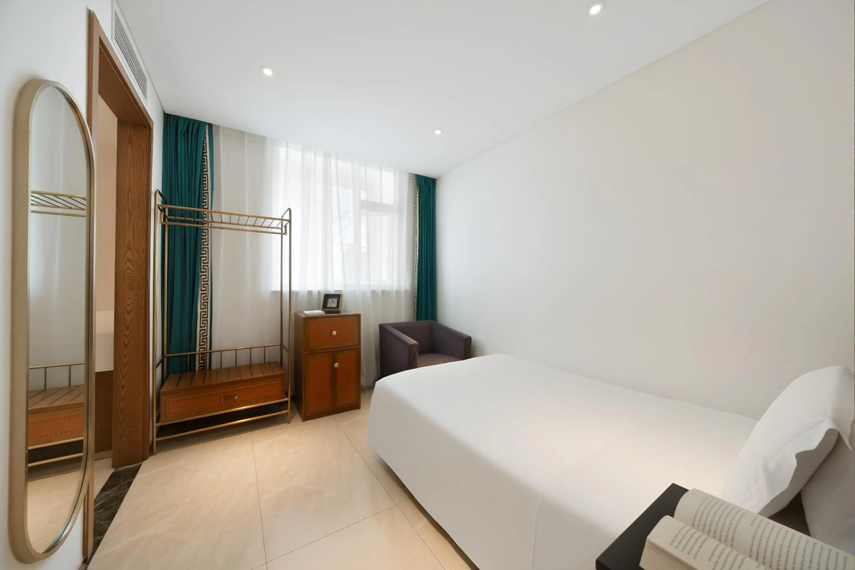 Bedroom, Bed in Beijing TangFu Chinese Culture Boutique Hotel Sanlitun Embassy Area
