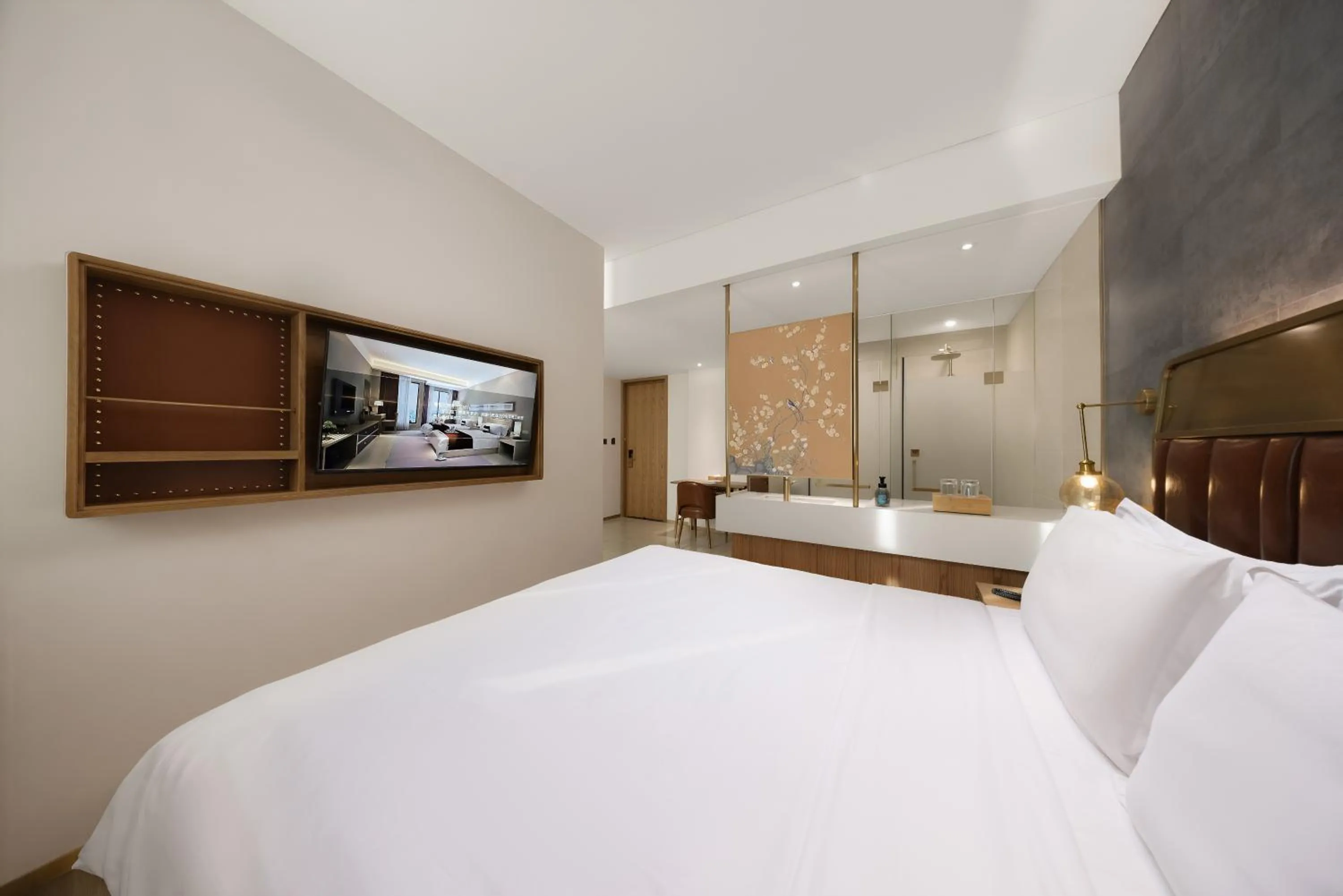 Photo of the whole room, Bed in Beijing TangFu Chinese Culture Boutique Hotel Sanlitun Embassy Area