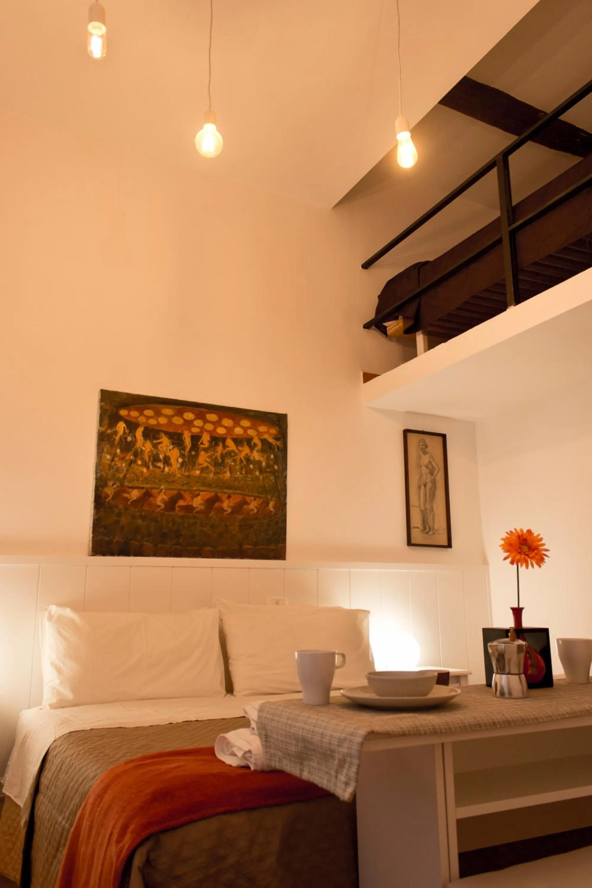 Bedroom, Bed in Sui Tetti di Napoli