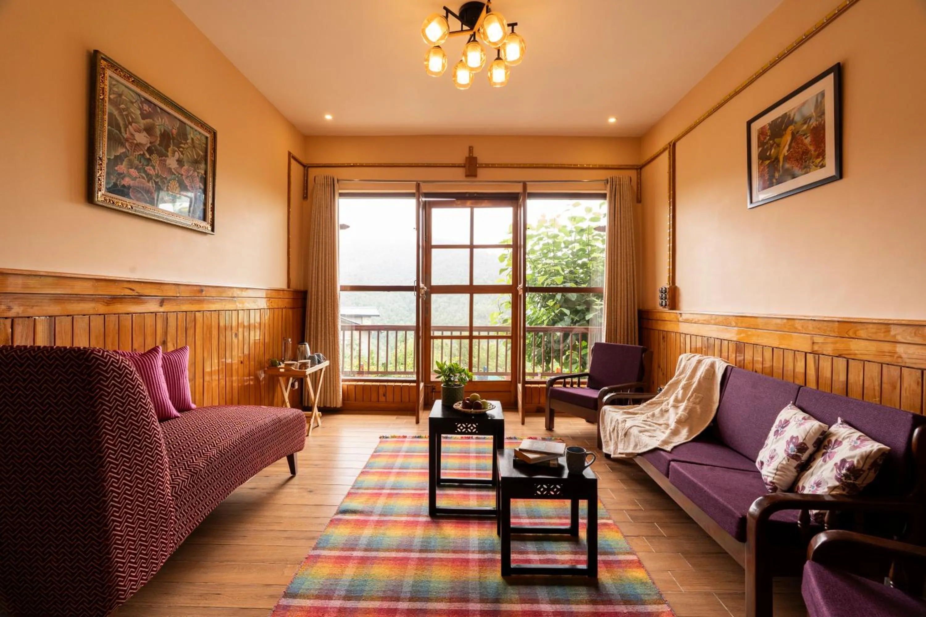Living room in Parvada Bungalows