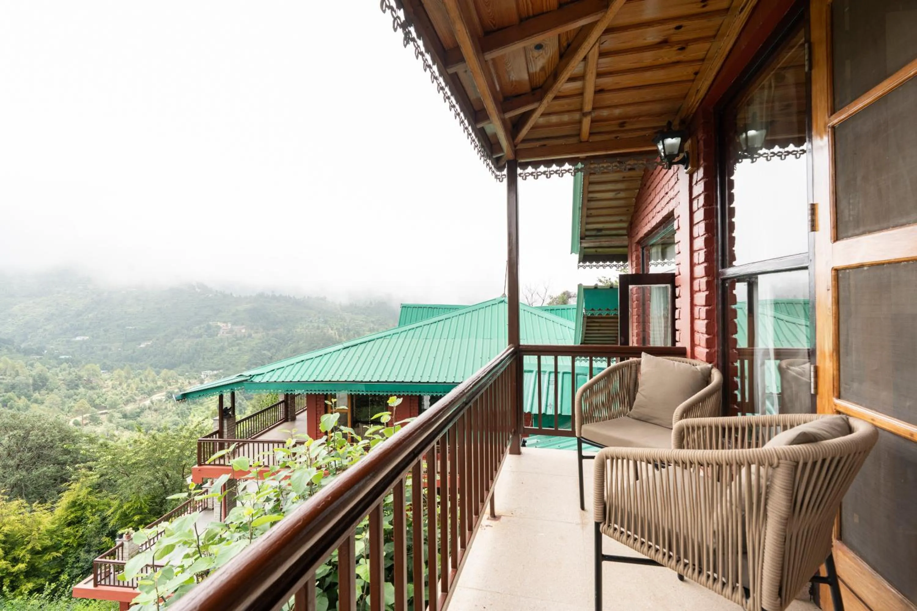 Balcony/Terrace in Parvada Bungalows