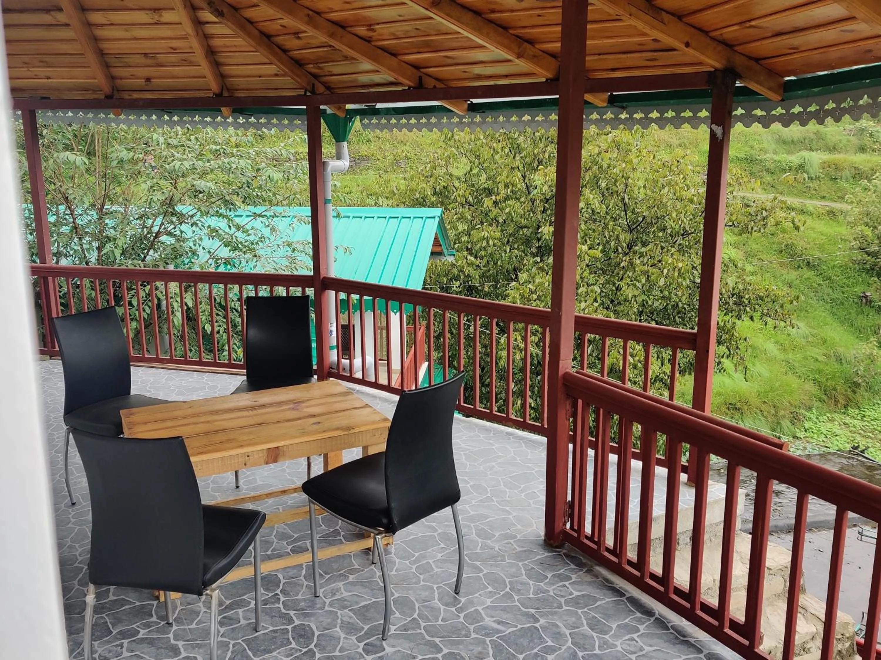 Balcony/Terrace in Parvada Bungalows