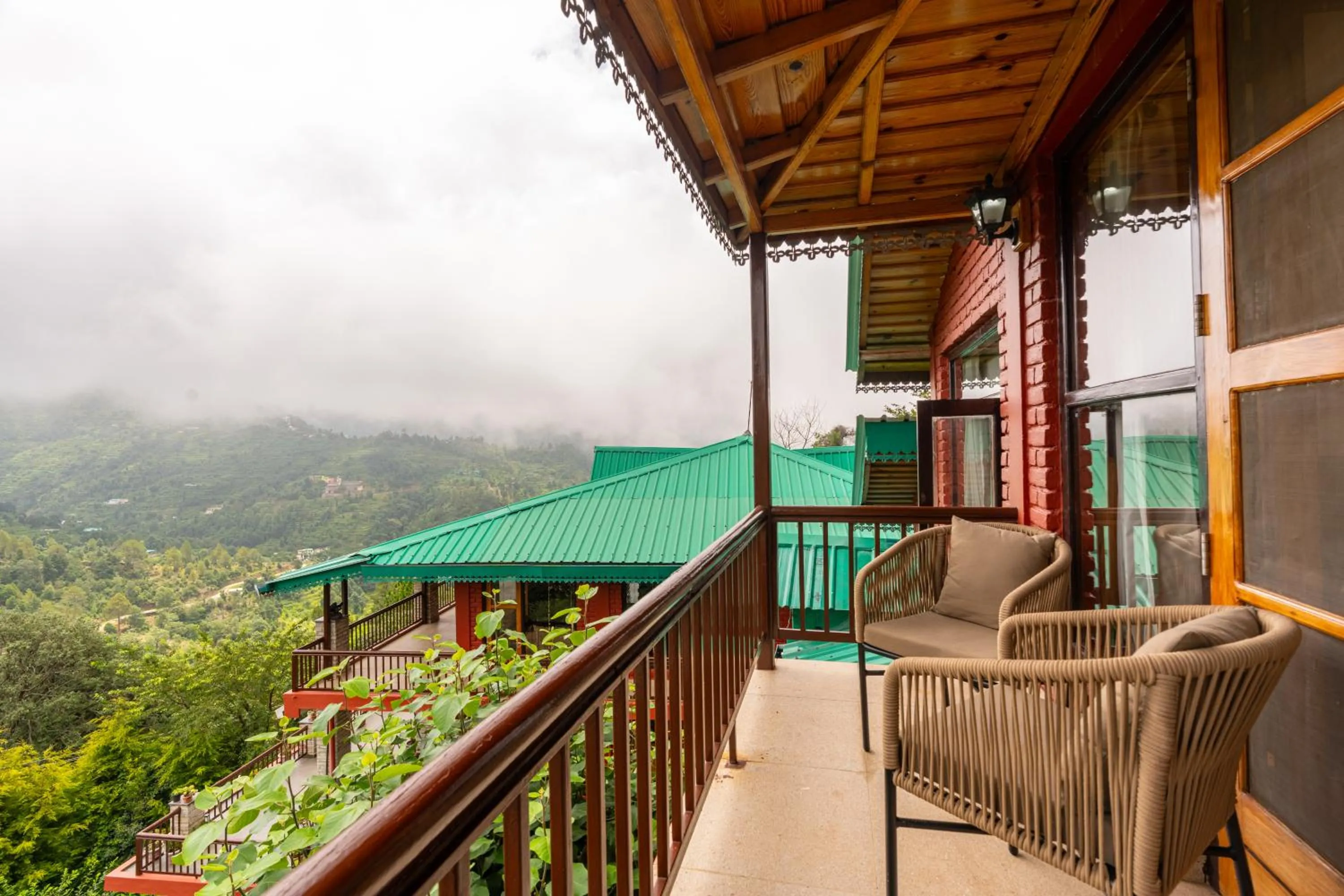 Balcony/Terrace in Parvada Bungalows