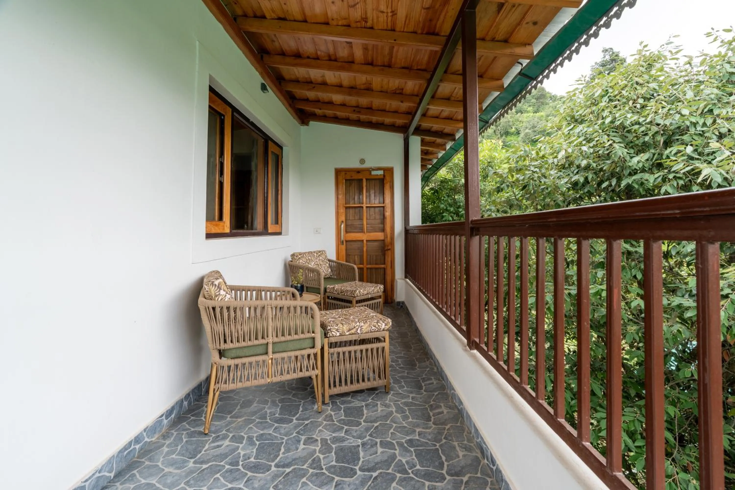 Balcony/Terrace in Parvada Bungalows