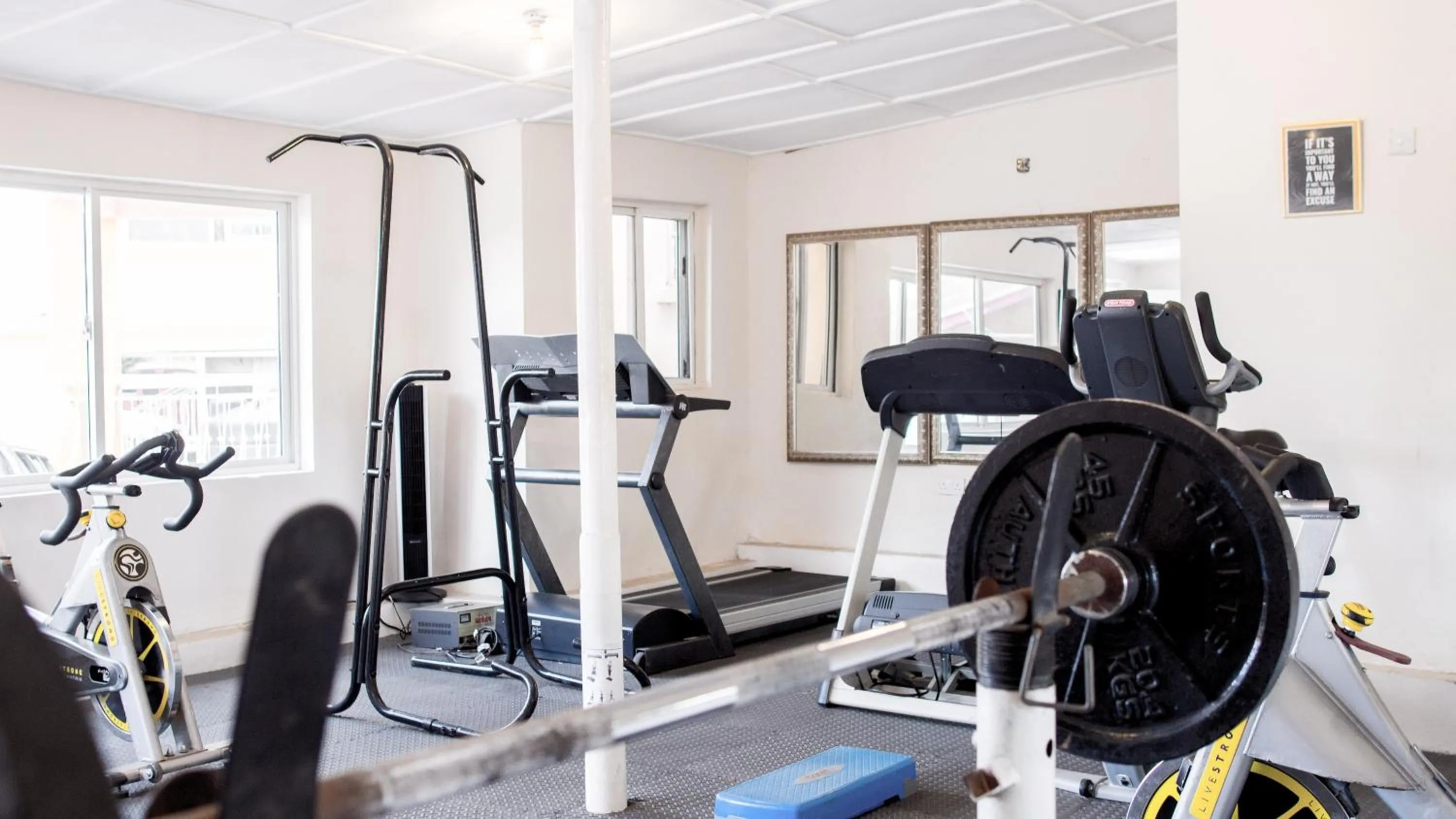 Fitness centre/facilities in The Jam Lodge