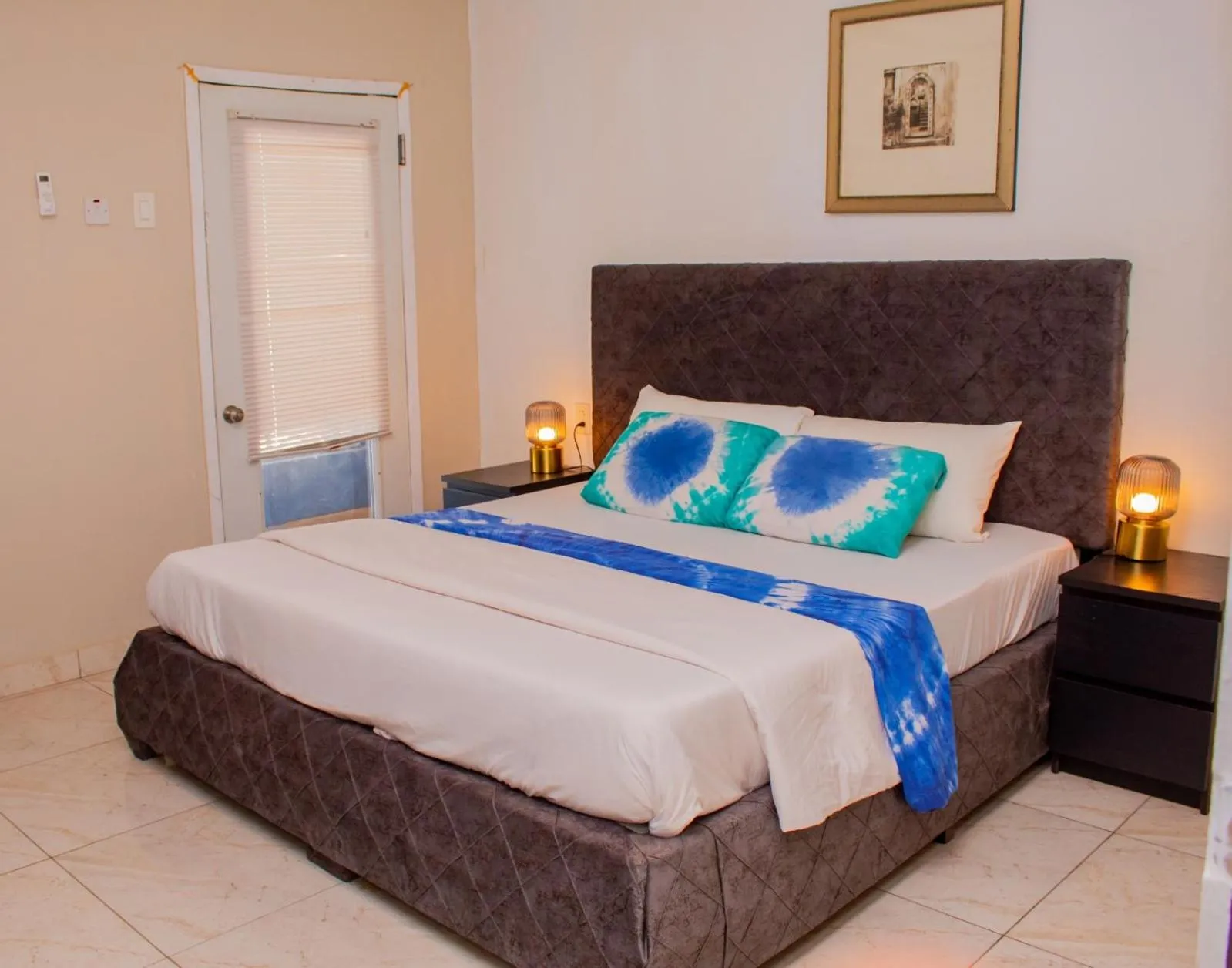 Patio, Bed in The Jam Lodge