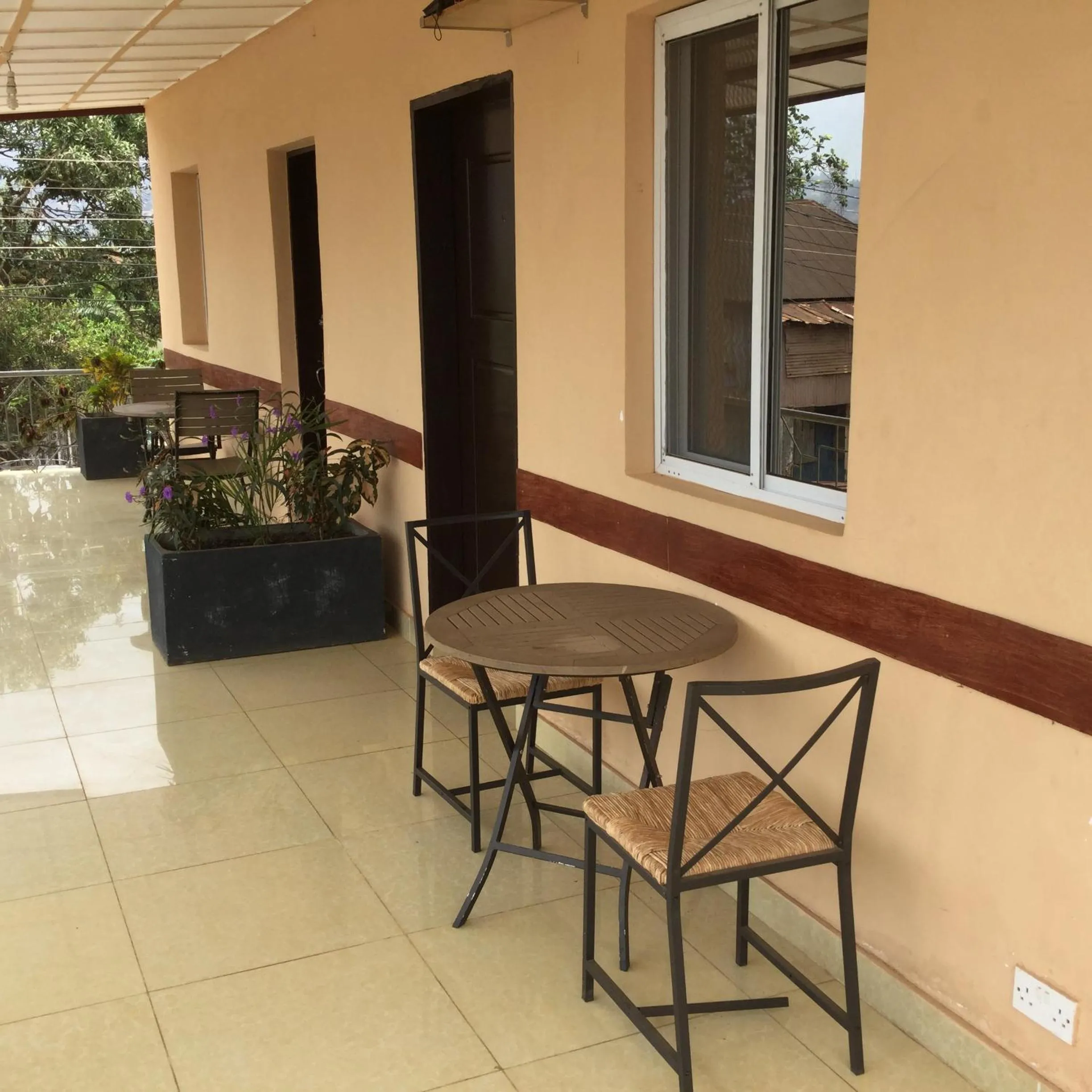 Patio in The Jam Lodge