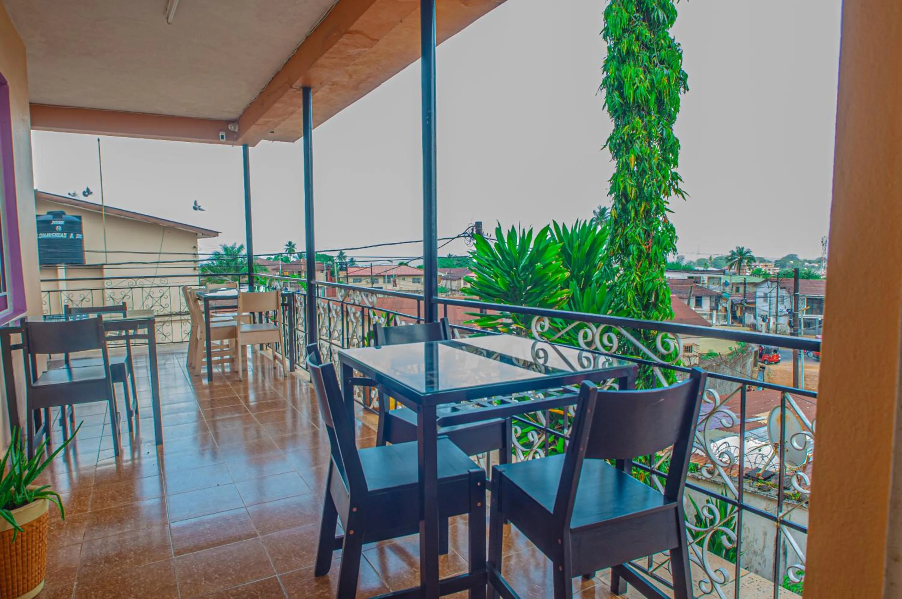 Patio in The Jam Lodge