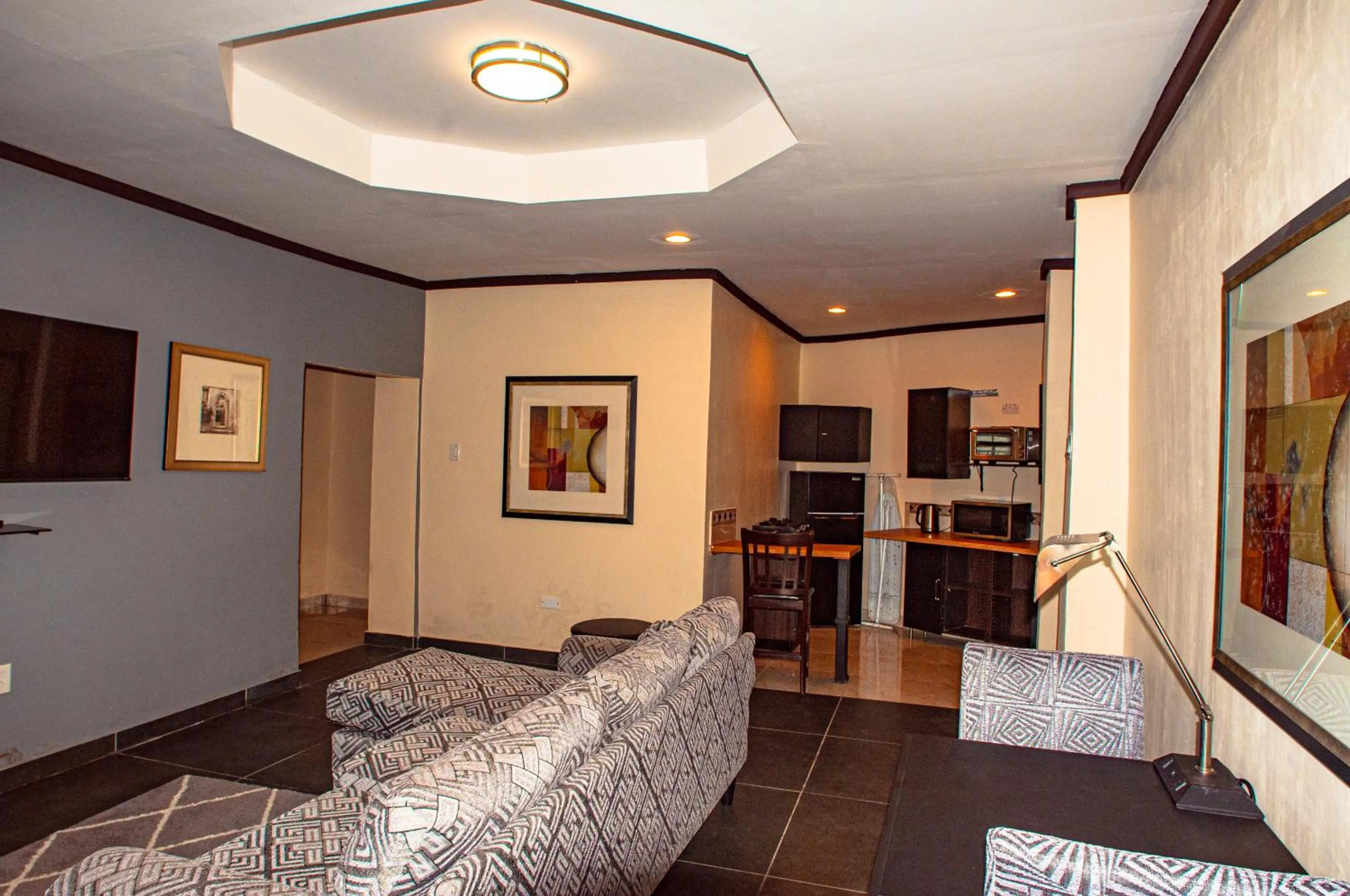 Living room, Bed in The Jam Lodge