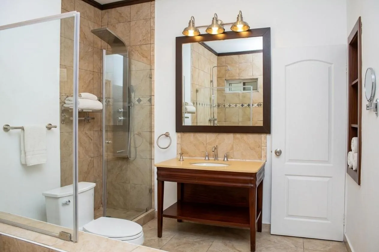 Shower in The Jam Lodge