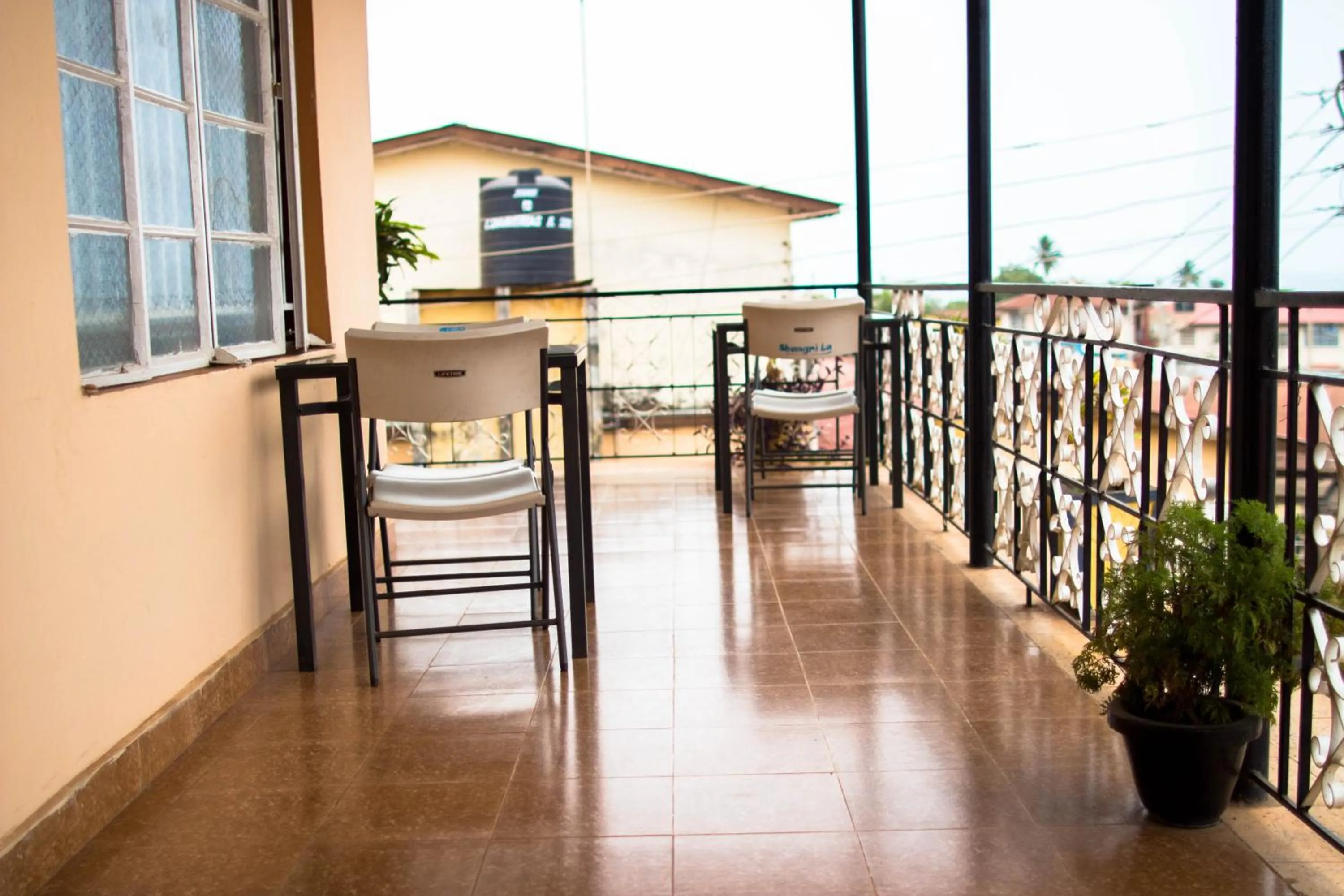 Patio in The Jam Lodge