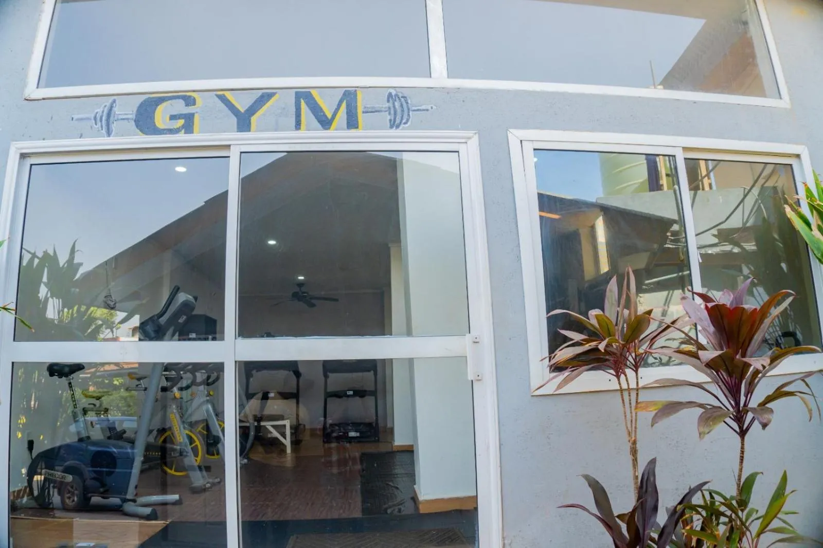 Fitness centre/facilities in The Jam Lodge
