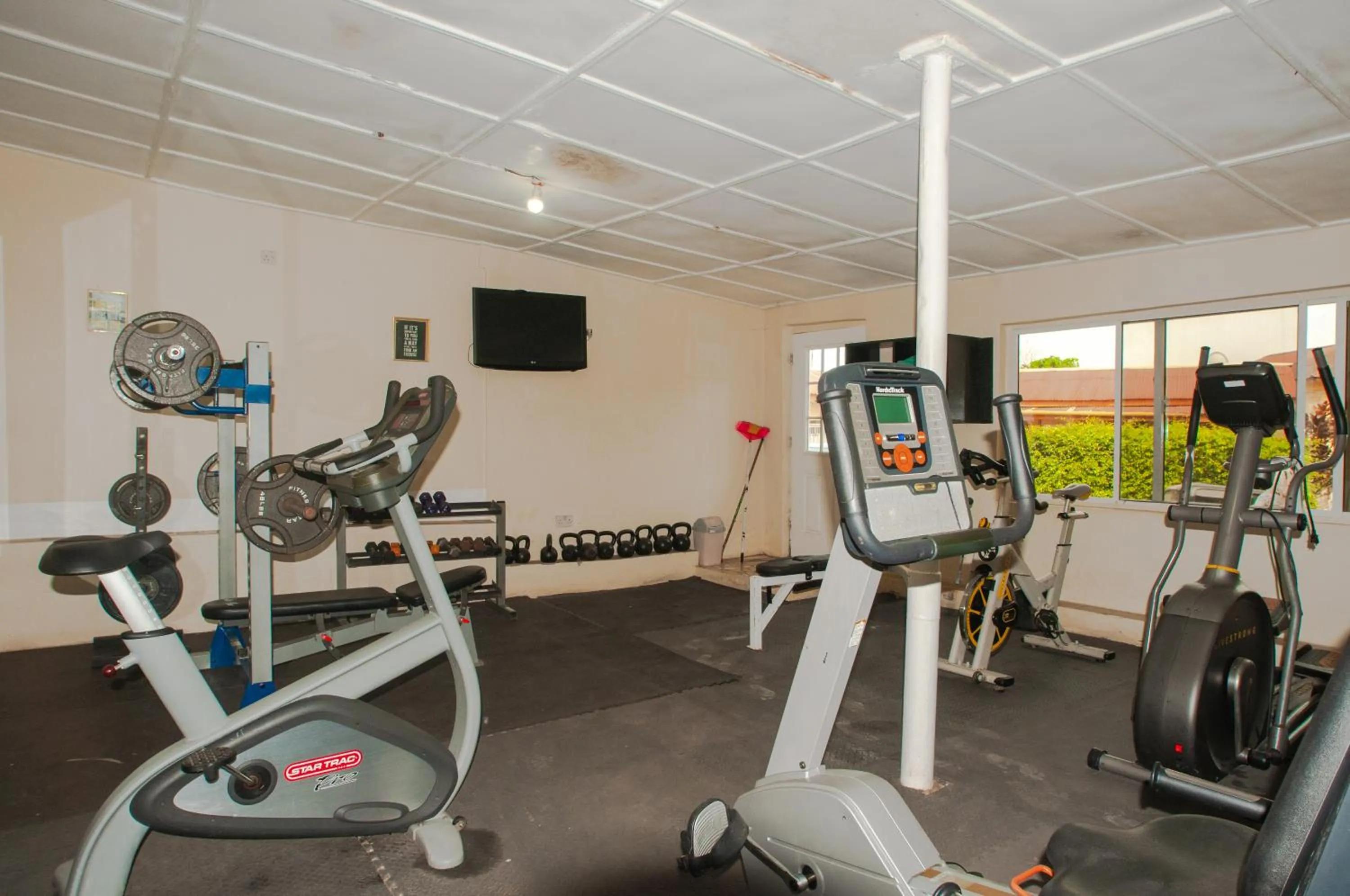 Fitness centre/facilities in The Jam Lodge