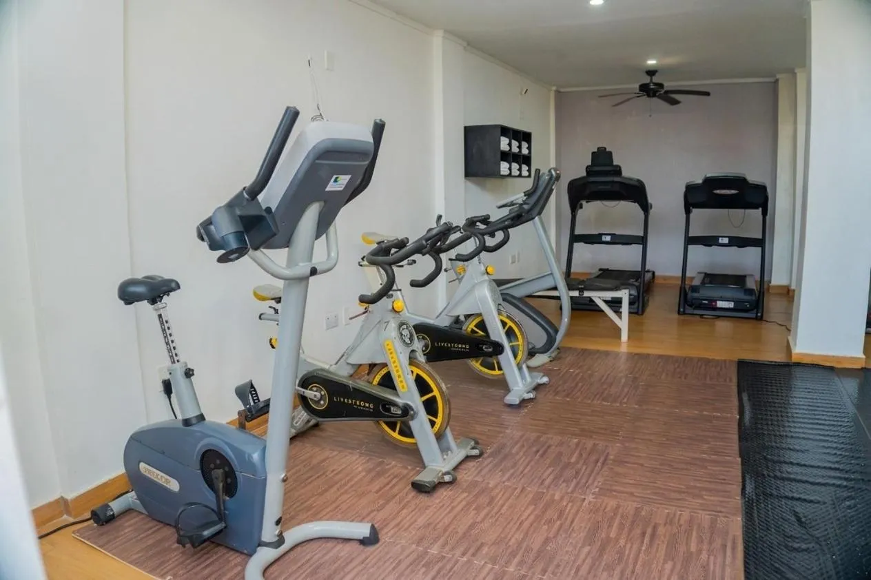 Fitness centre/facilities in The Jam Lodge